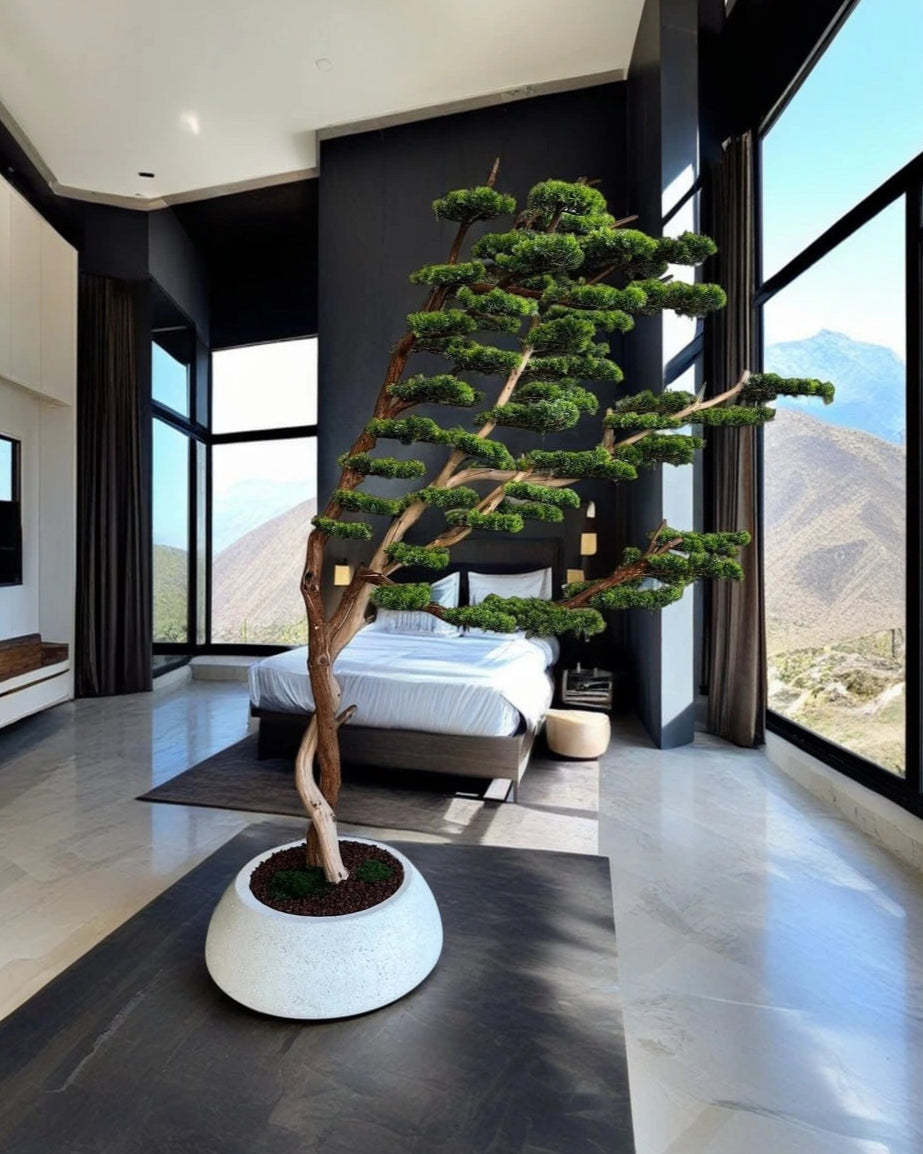 Artificial Bonsai Tree Sharamiki Wind 1