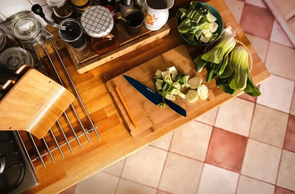 👩‍🍳 Zaljubi se u kuhanje｜FISKARS® limitirani set noževa (5-dijelni) s blokom i oštračem 💕