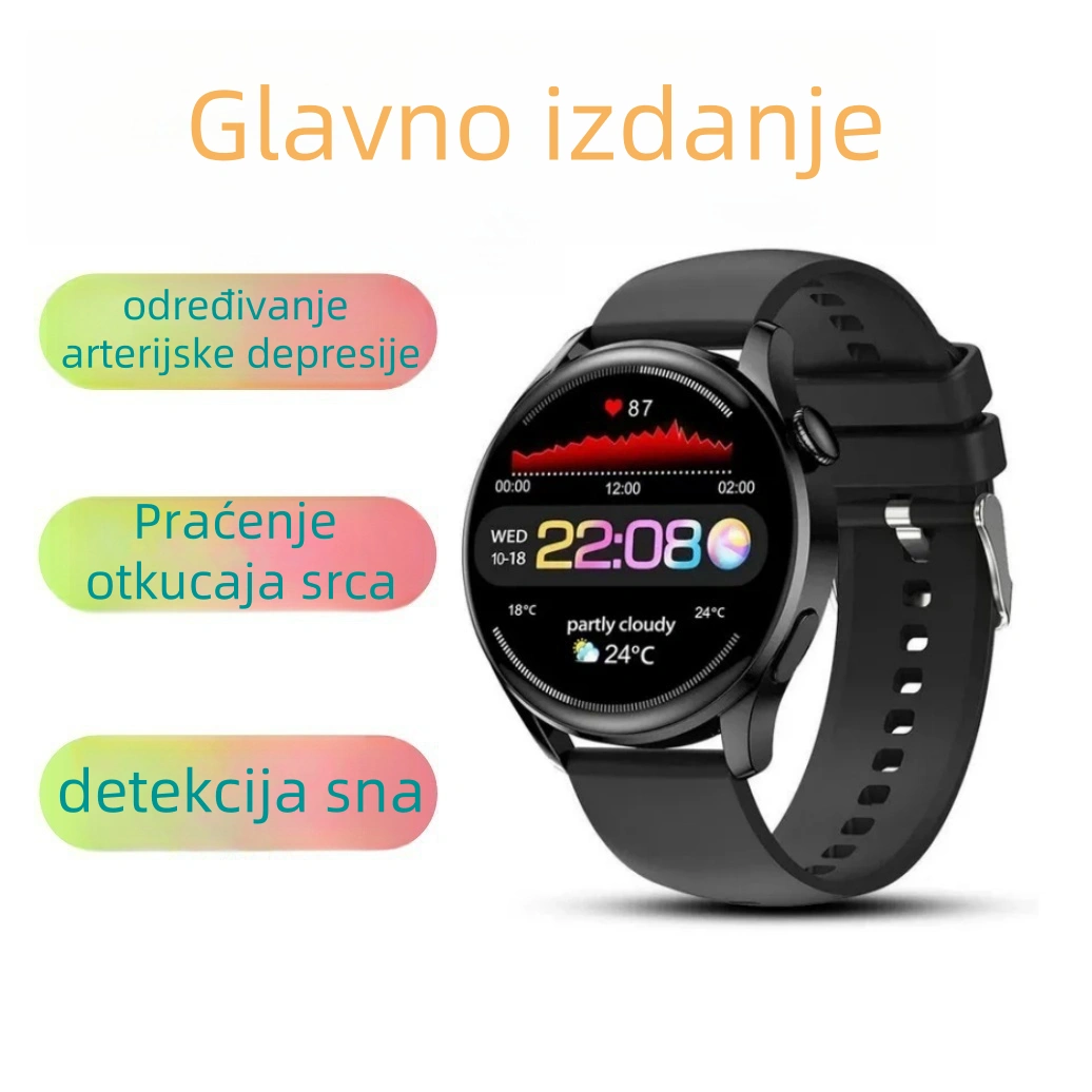 El reloj de terapia láser de Siemens controla la frecuencia cardiaca,