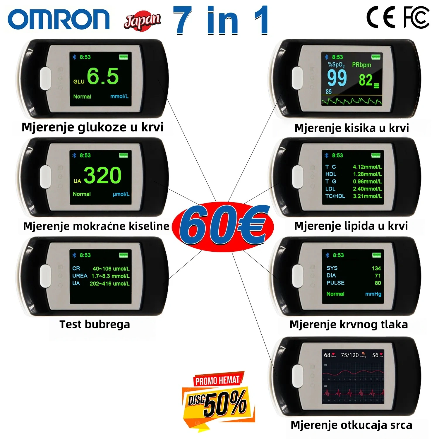 [Copy]💎 Uživajte u slobodi praćenja šećera bez igala praktično lako i sigurno.🌱 Jednostavno bezbolno i precizno mjerenje šećera za vašu svakodnevnu sigurnost.