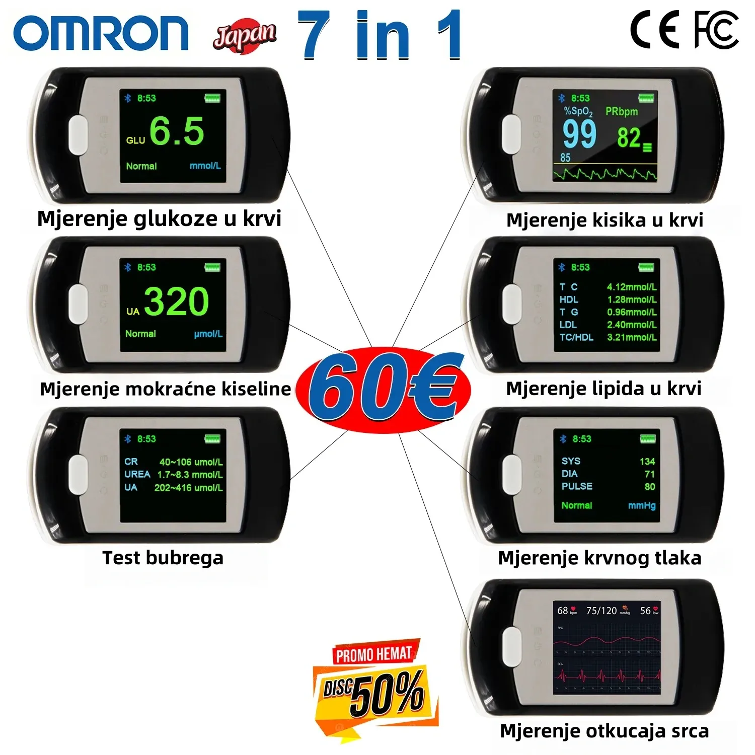 [Copy]💎 Uživajte u slobodi praćenja šećera bez igala praktično lako i sigurno.🌱 Jednostavno bezbolno i precizno mjerenje šećera za vašu svakodnevnu sigurnost.