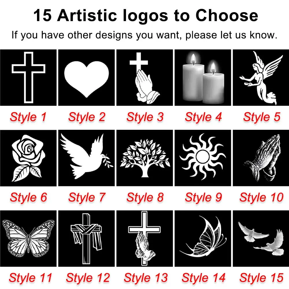 Custom Engraved Headstones Black Granite Memorial plaques 