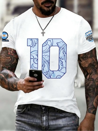 2026 World Cup Argentina No.10 Legend Print Fan Apparel
