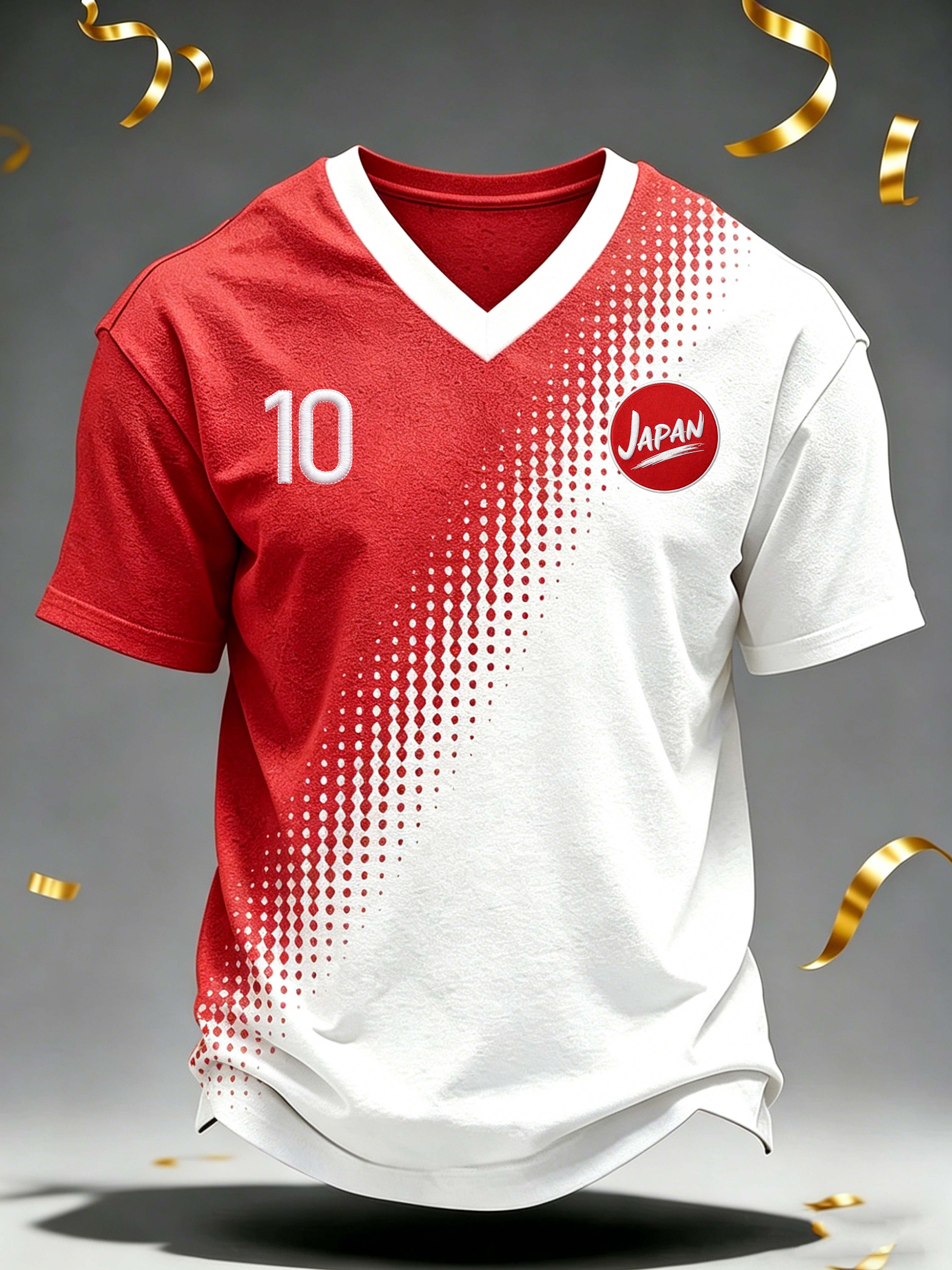 Japan Number Gradient Athletic T-Shirt