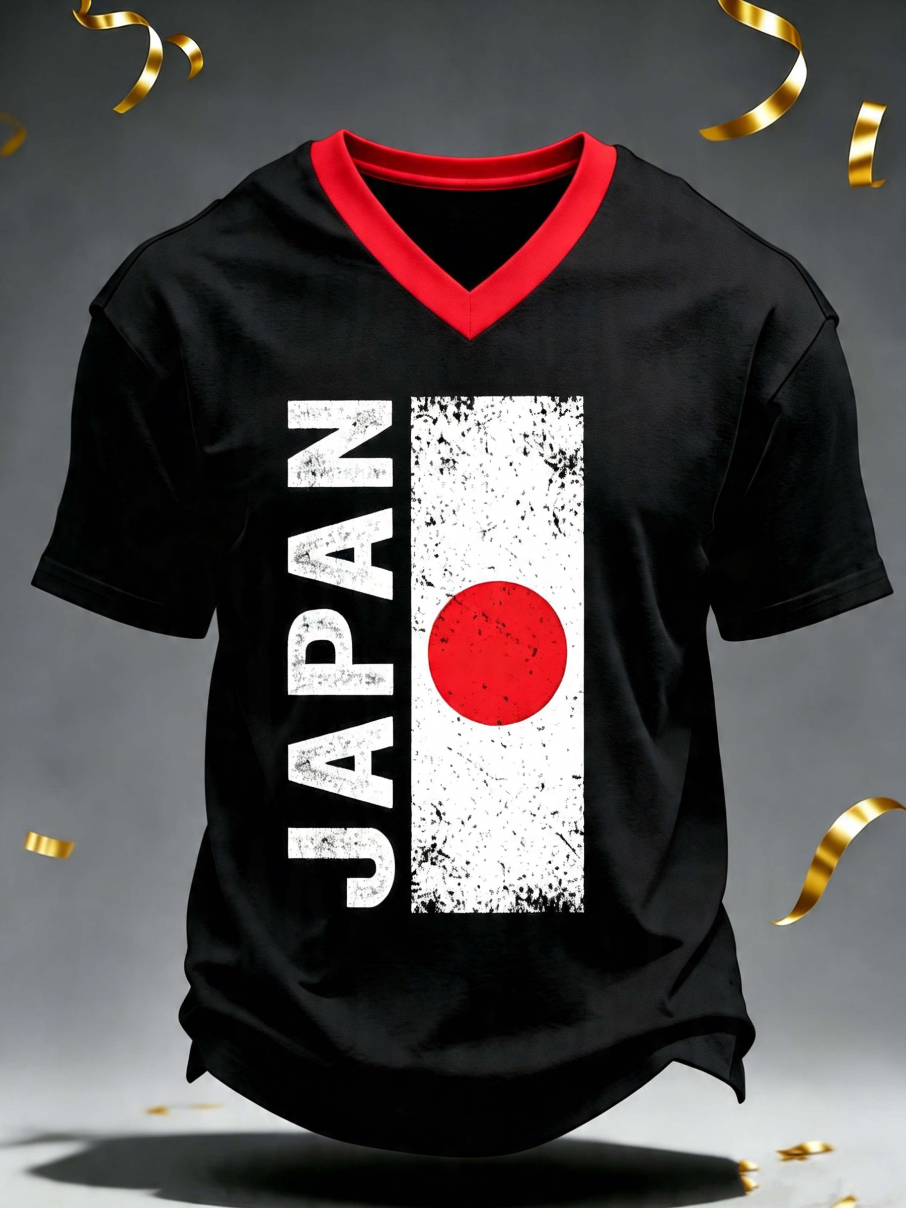 Japan Vintage Distressed Letter Casual Tee