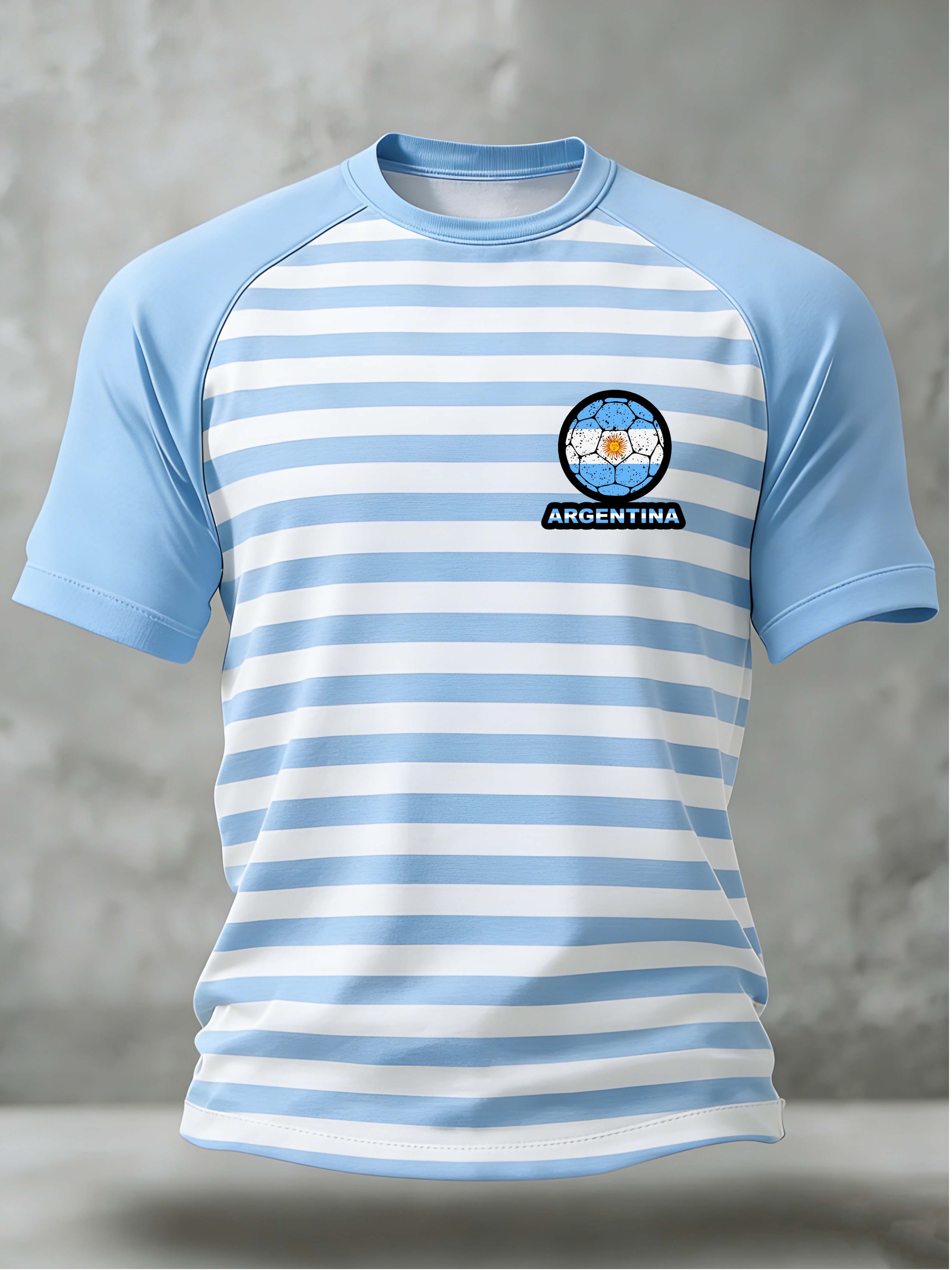 Argentina Football Badge Raglan Sport T-Shirt