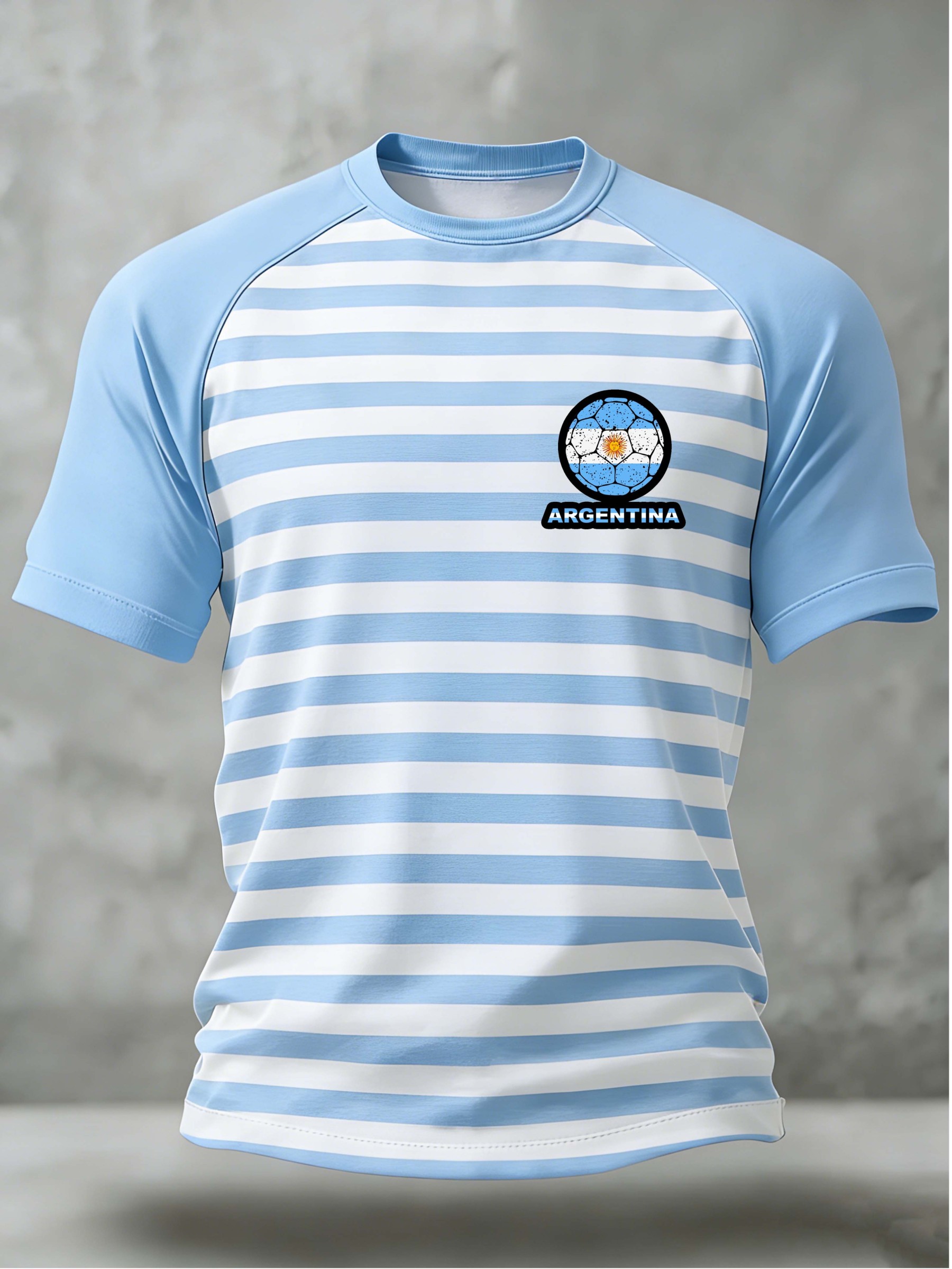 Argentina Football Badge Raglan Sport T-Shirt
