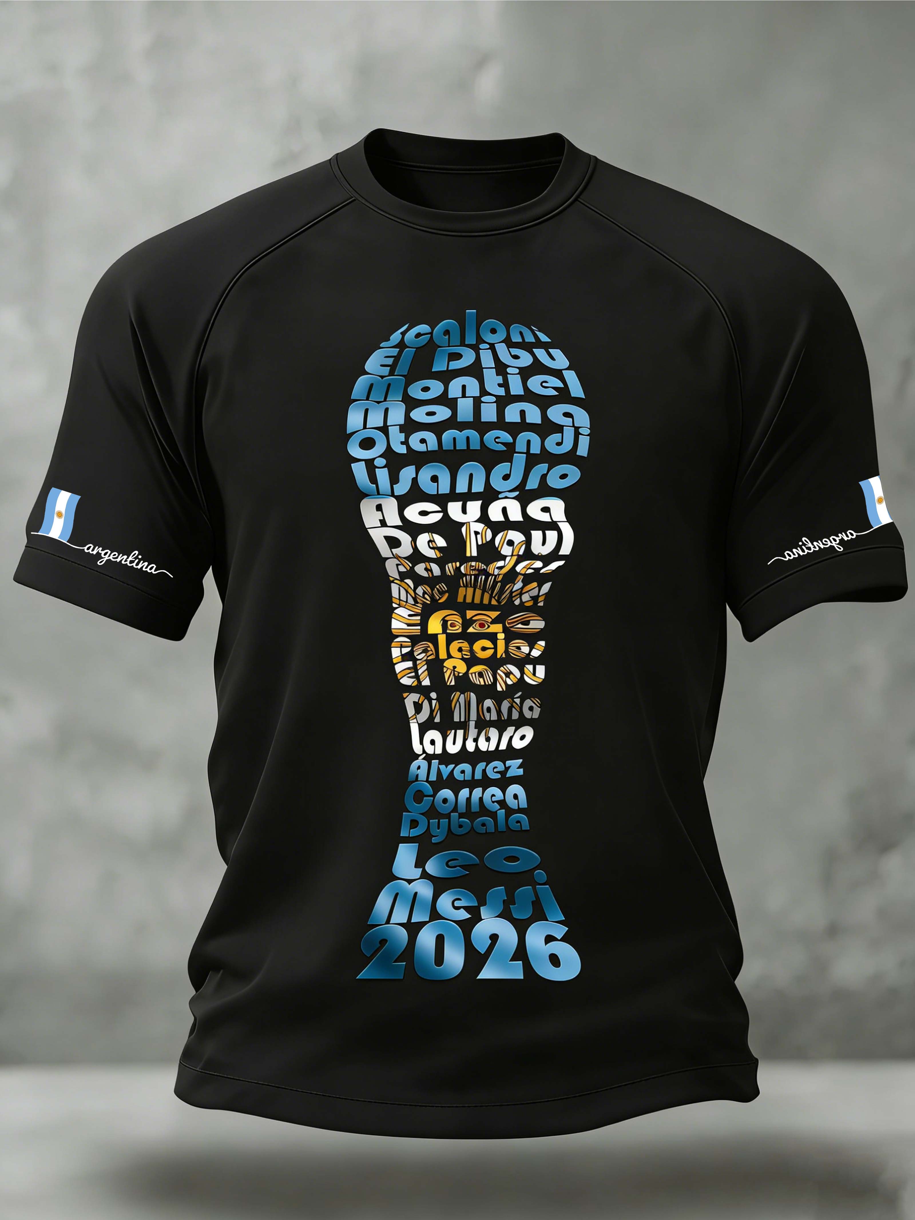 Argentina 2026 Player Sports T-Shirt