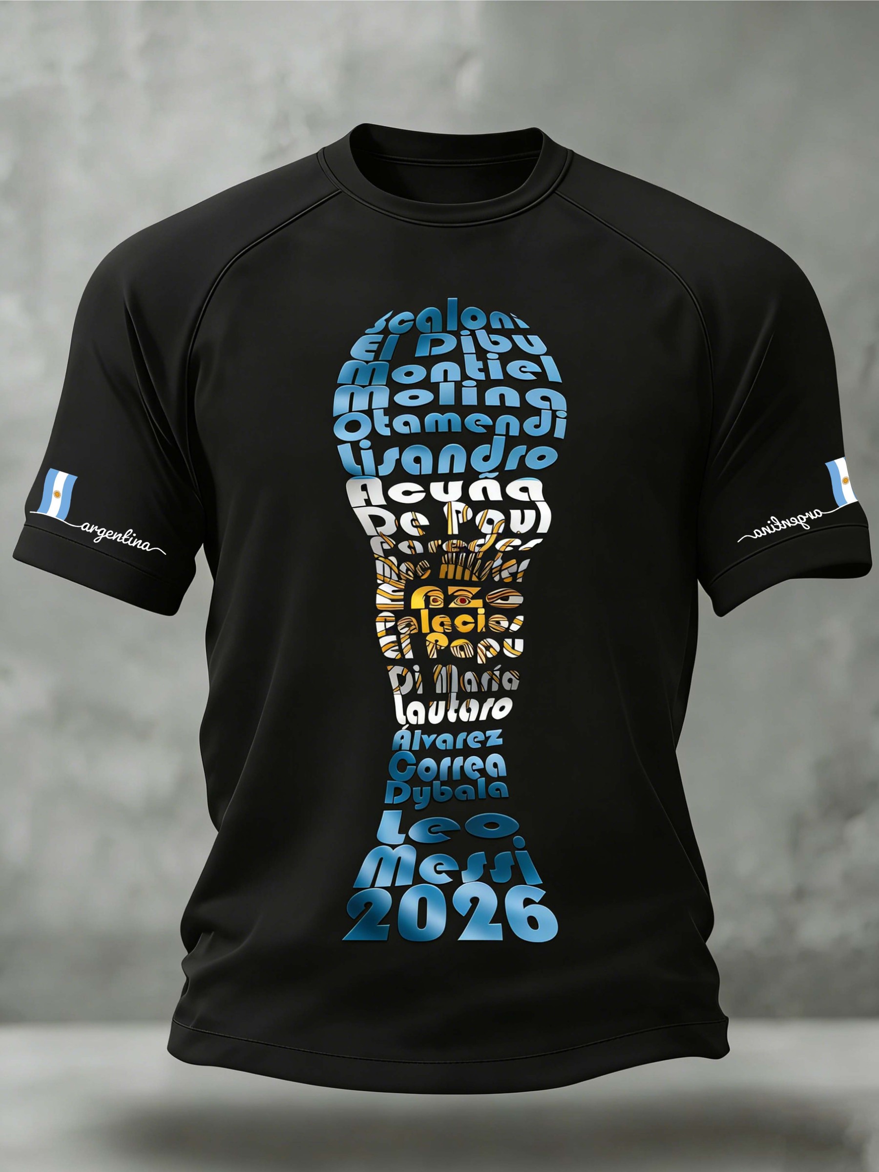 Argentina 2026 Player Sports T-Shirt