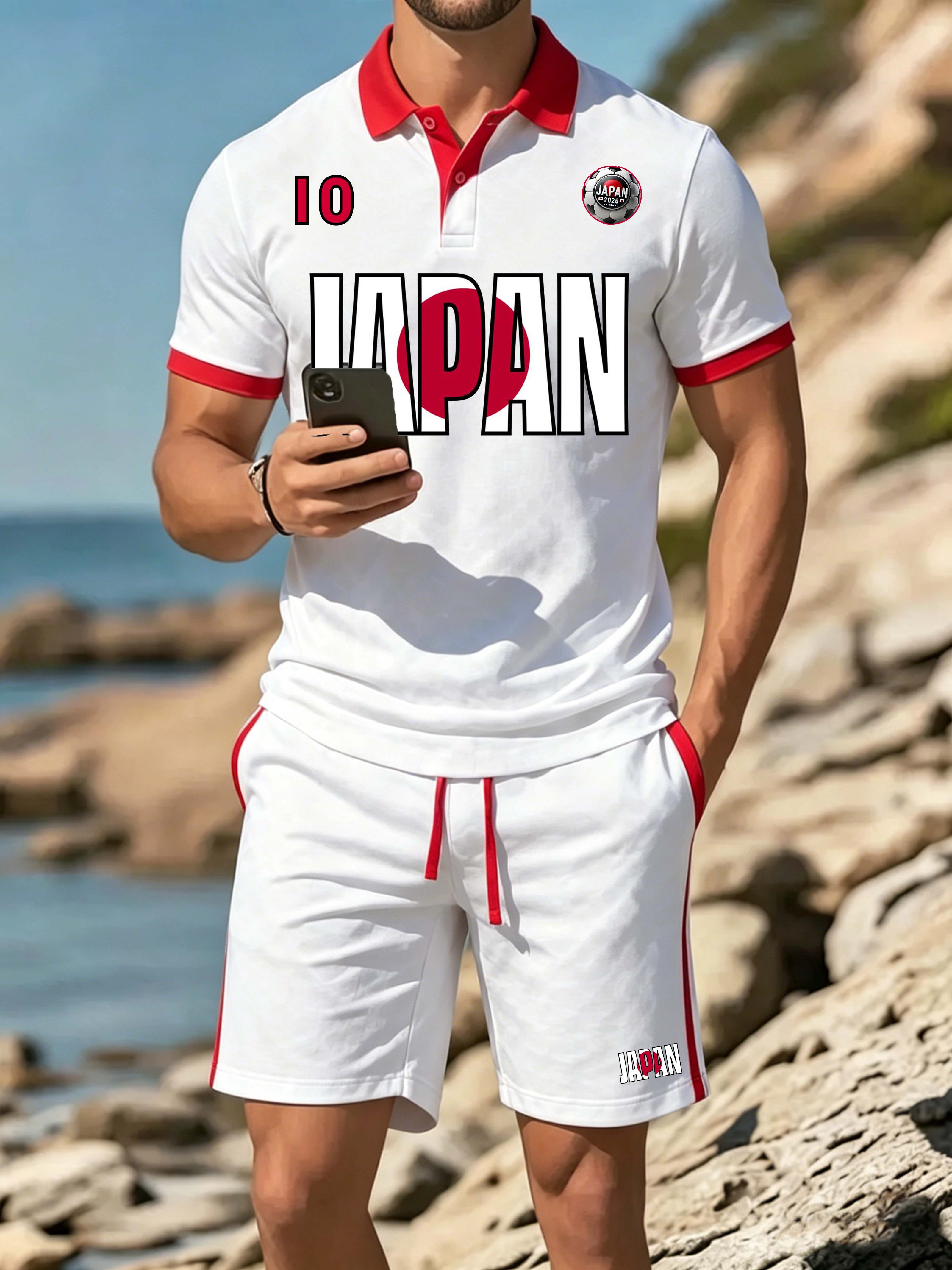 Japan Number Football Graphic Daily Outfit