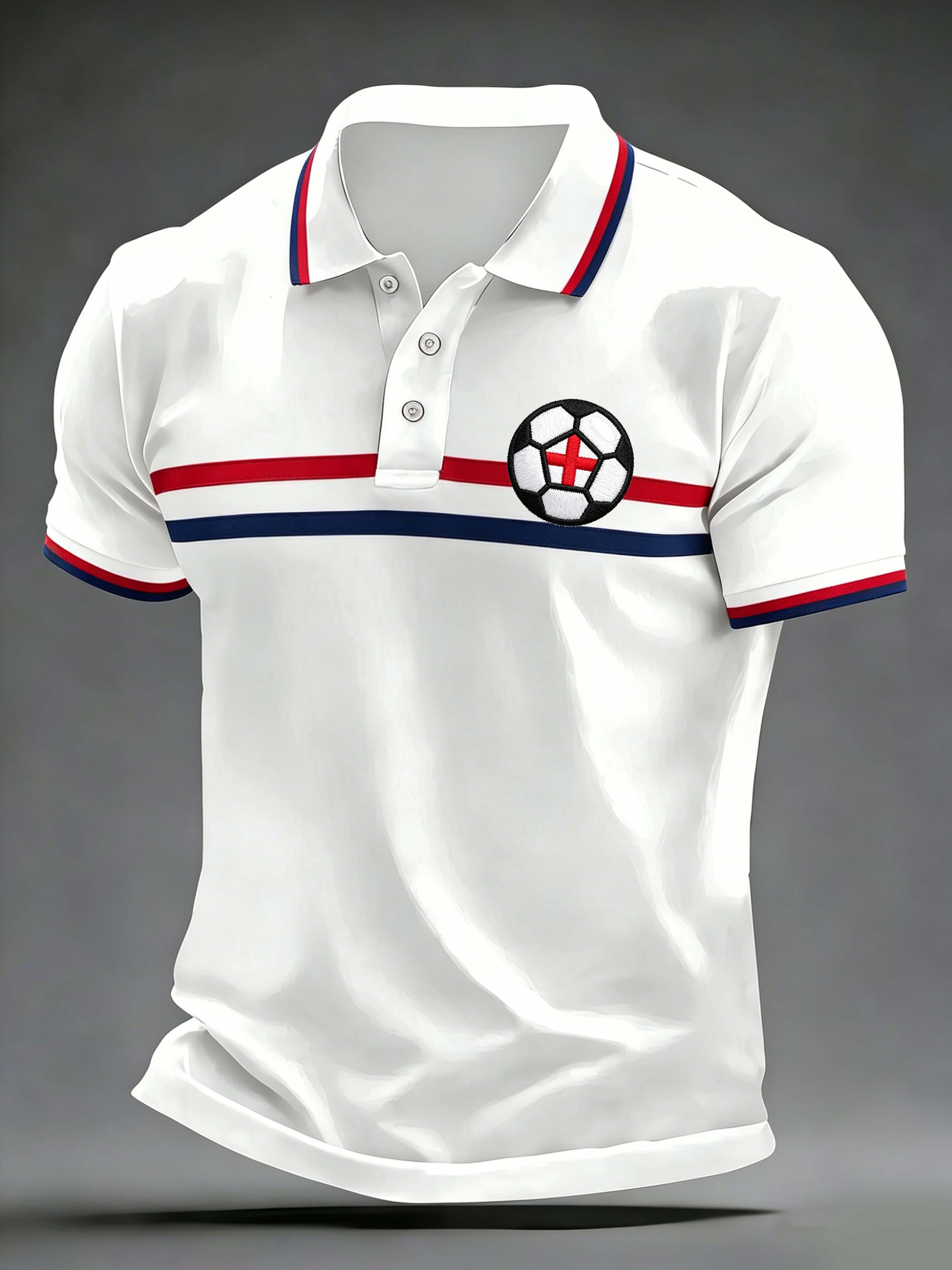 England Cross Soccer Polo Shirt