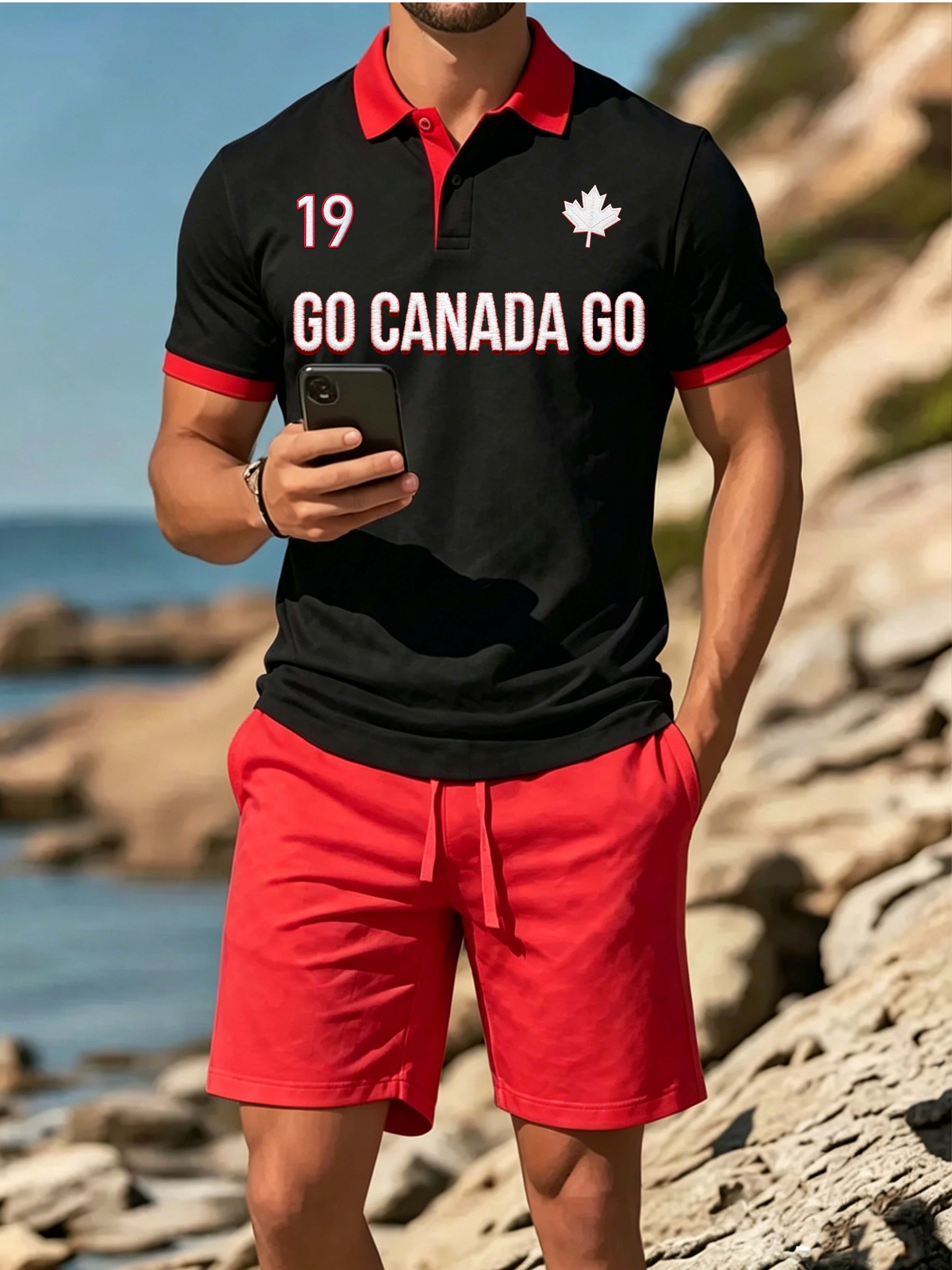 Canada Maple Leaf Slogan Number Set