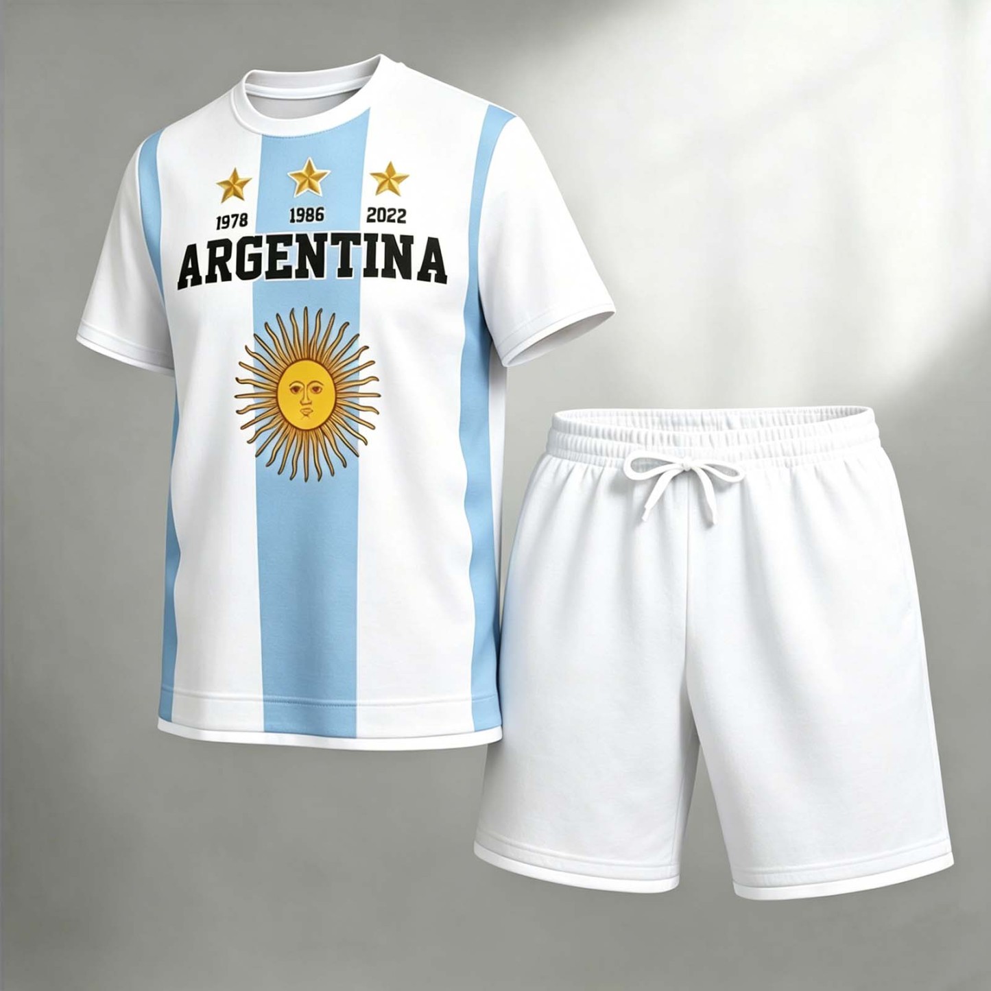 Argentina Three-Star Sun Stripe Set