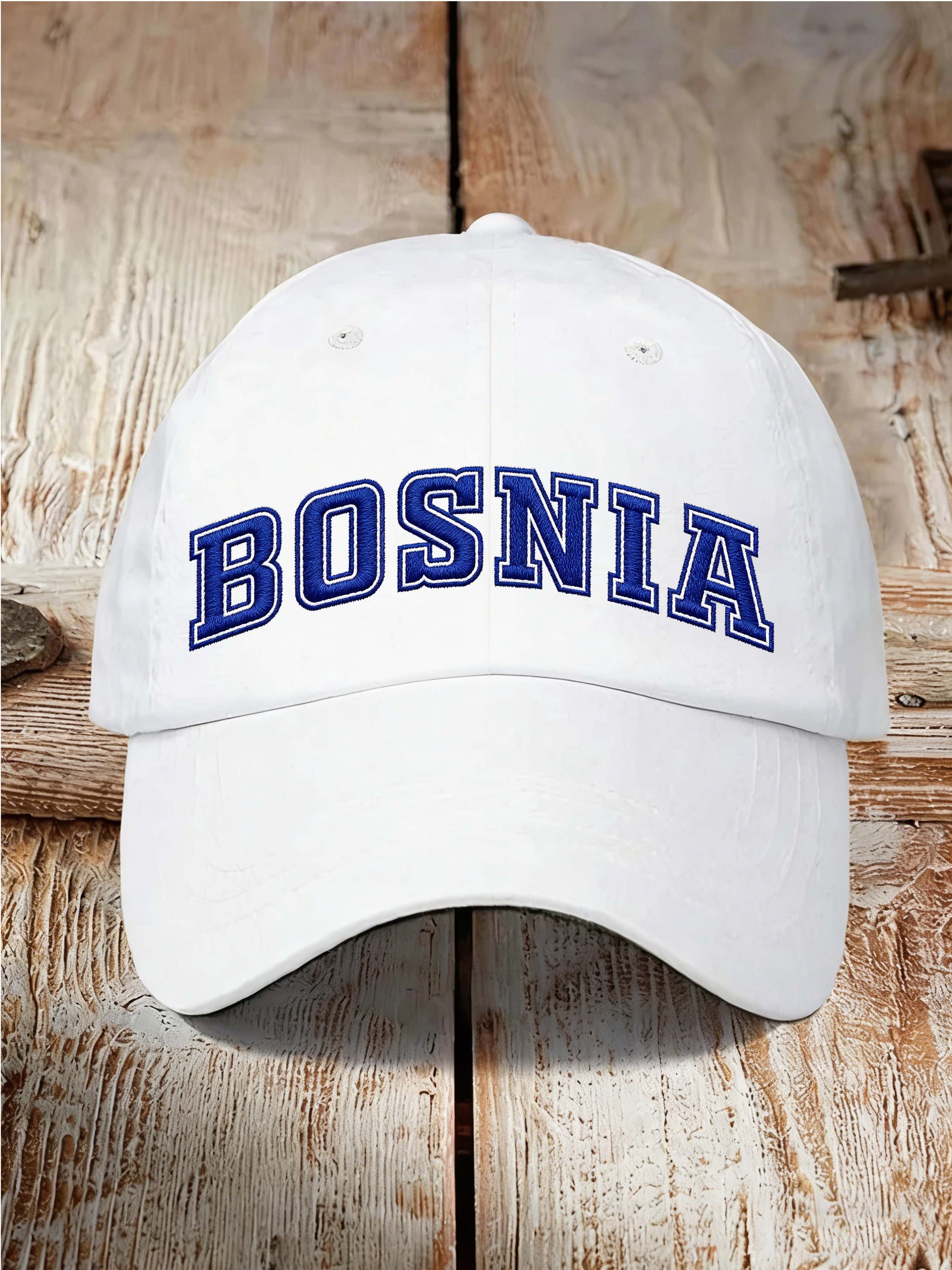 Bosnia Vintage Letter Trend Baseball Cap