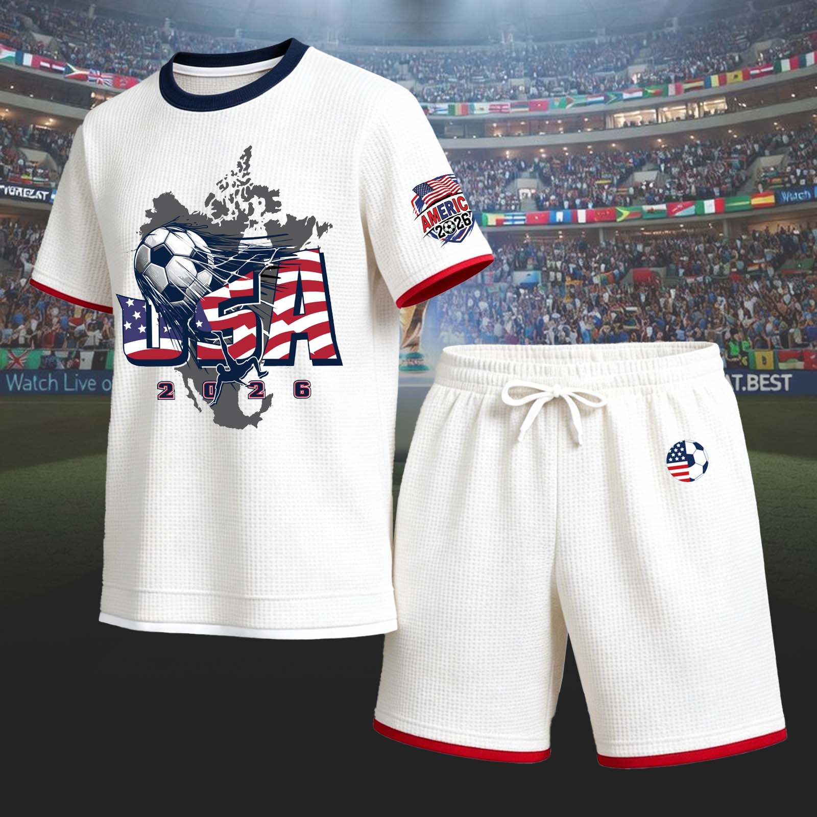 USA 2026 World Cup Soccer Print Set