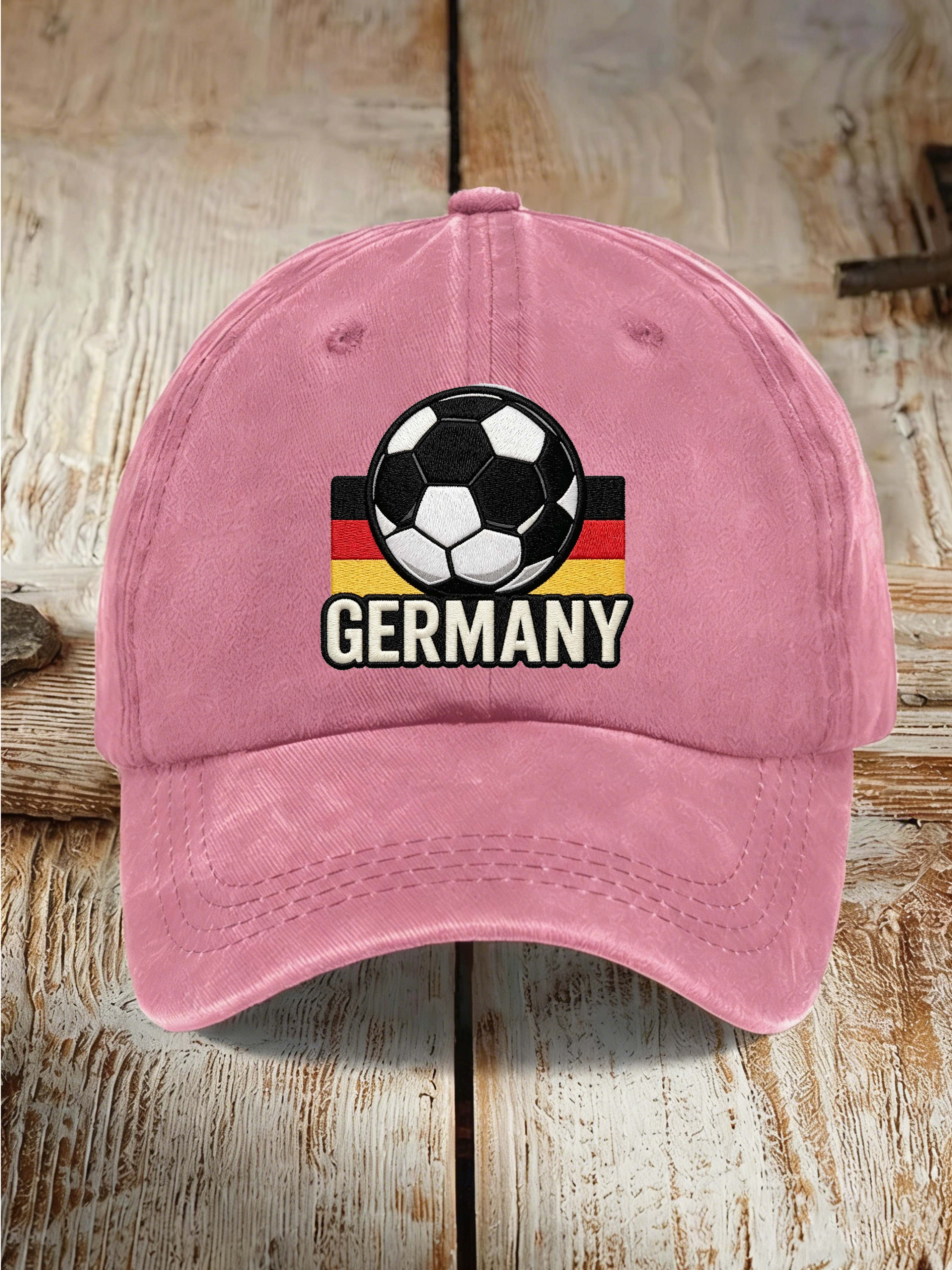 Germany Football Flag Vintage Washed Sports Dad Hat
