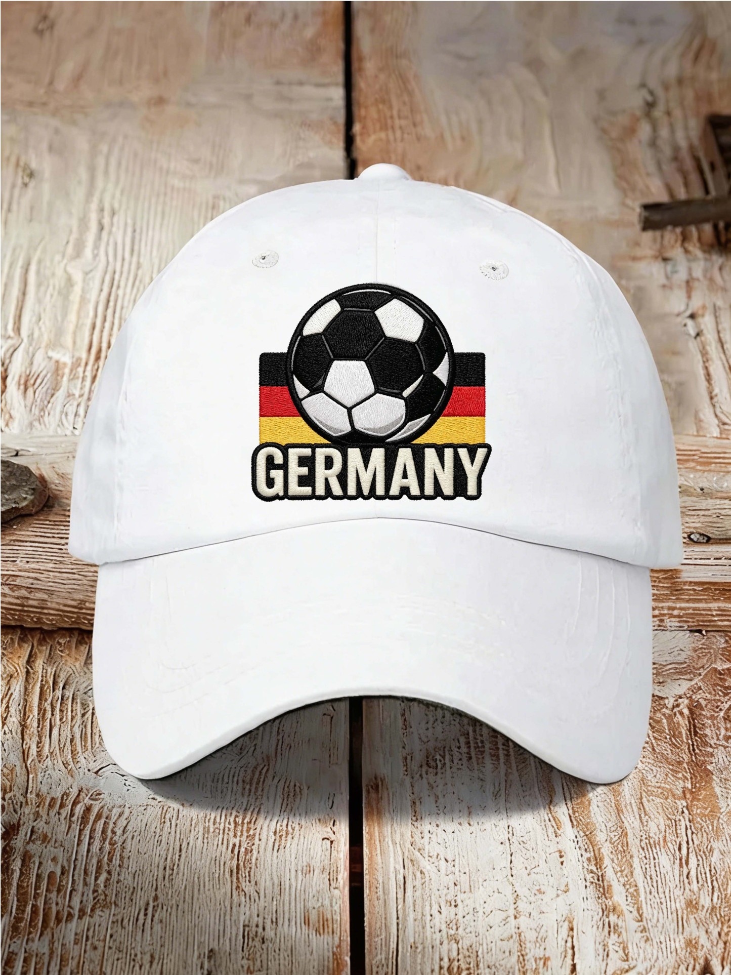 Germany Football Flag Vintage Washed Sports Dad Hat
