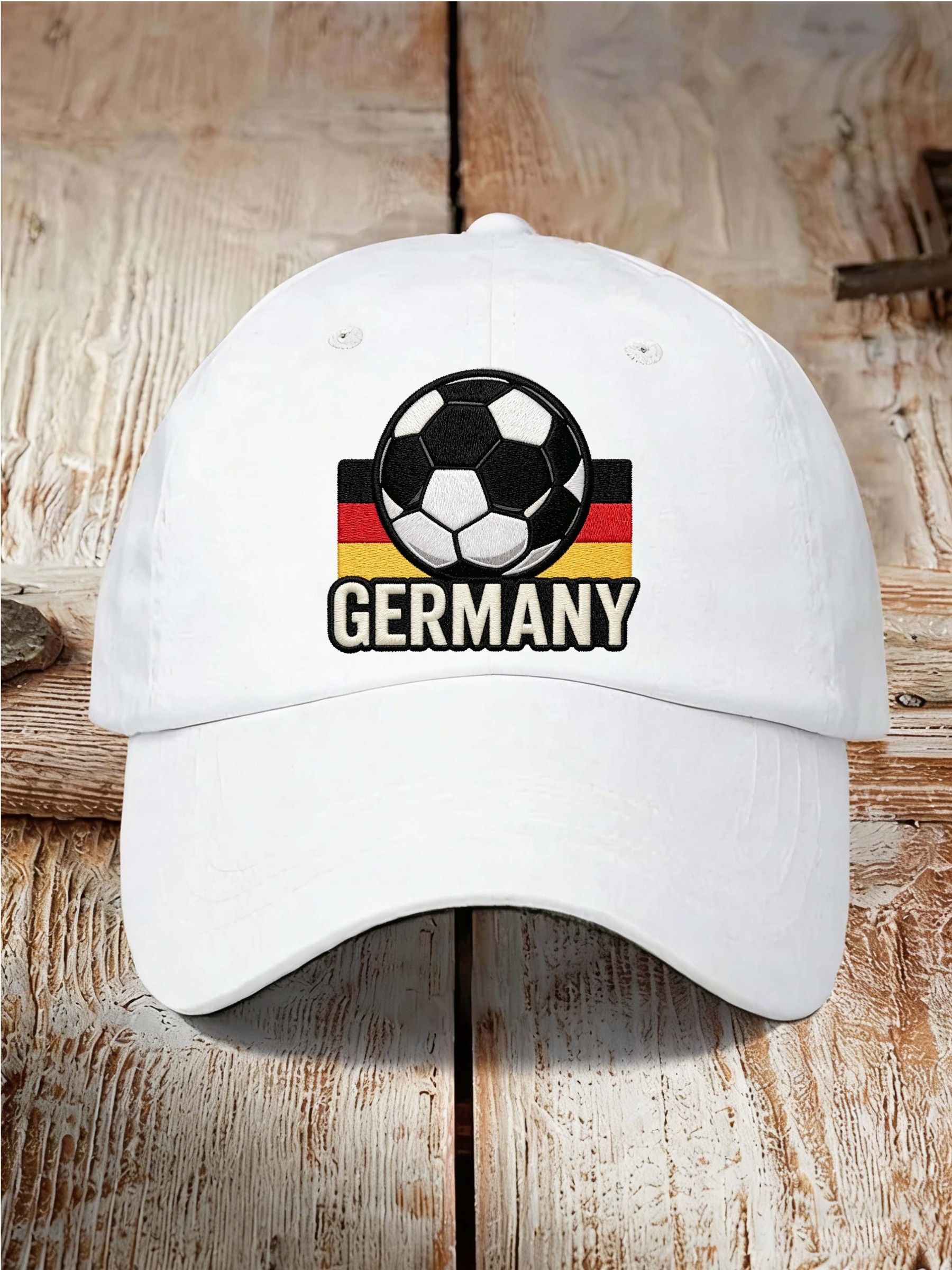 Germany Football Flag Vintage Washed Sports Dad Hat