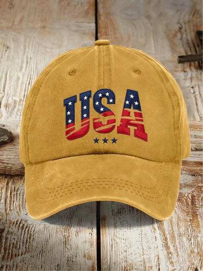 USA Star Graphic Outdoor Baseball Cap