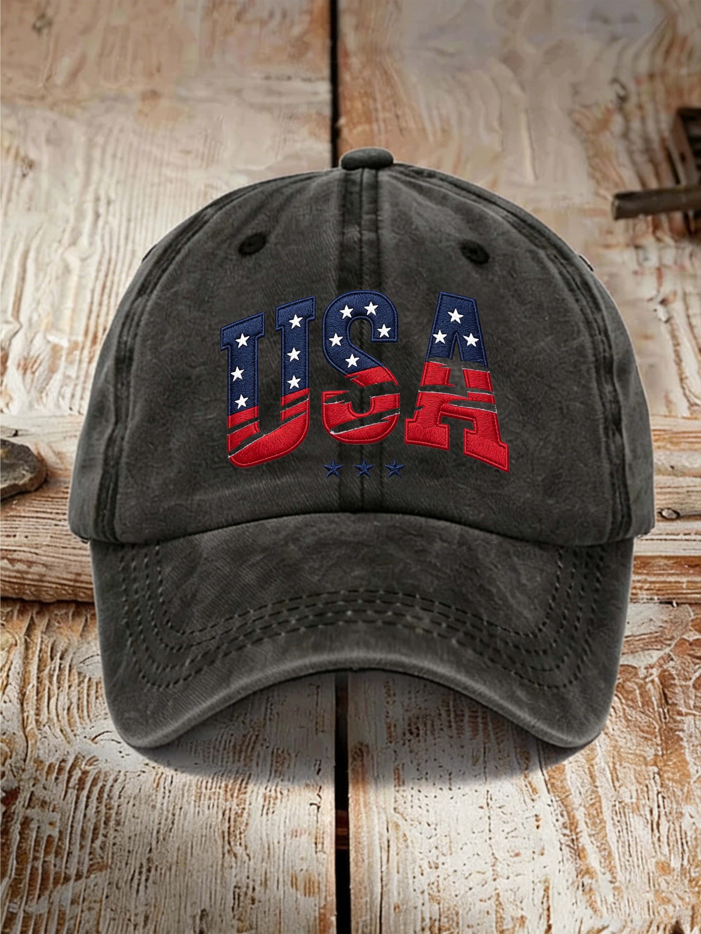 USA Star Graphic Outdoor Baseball Cap