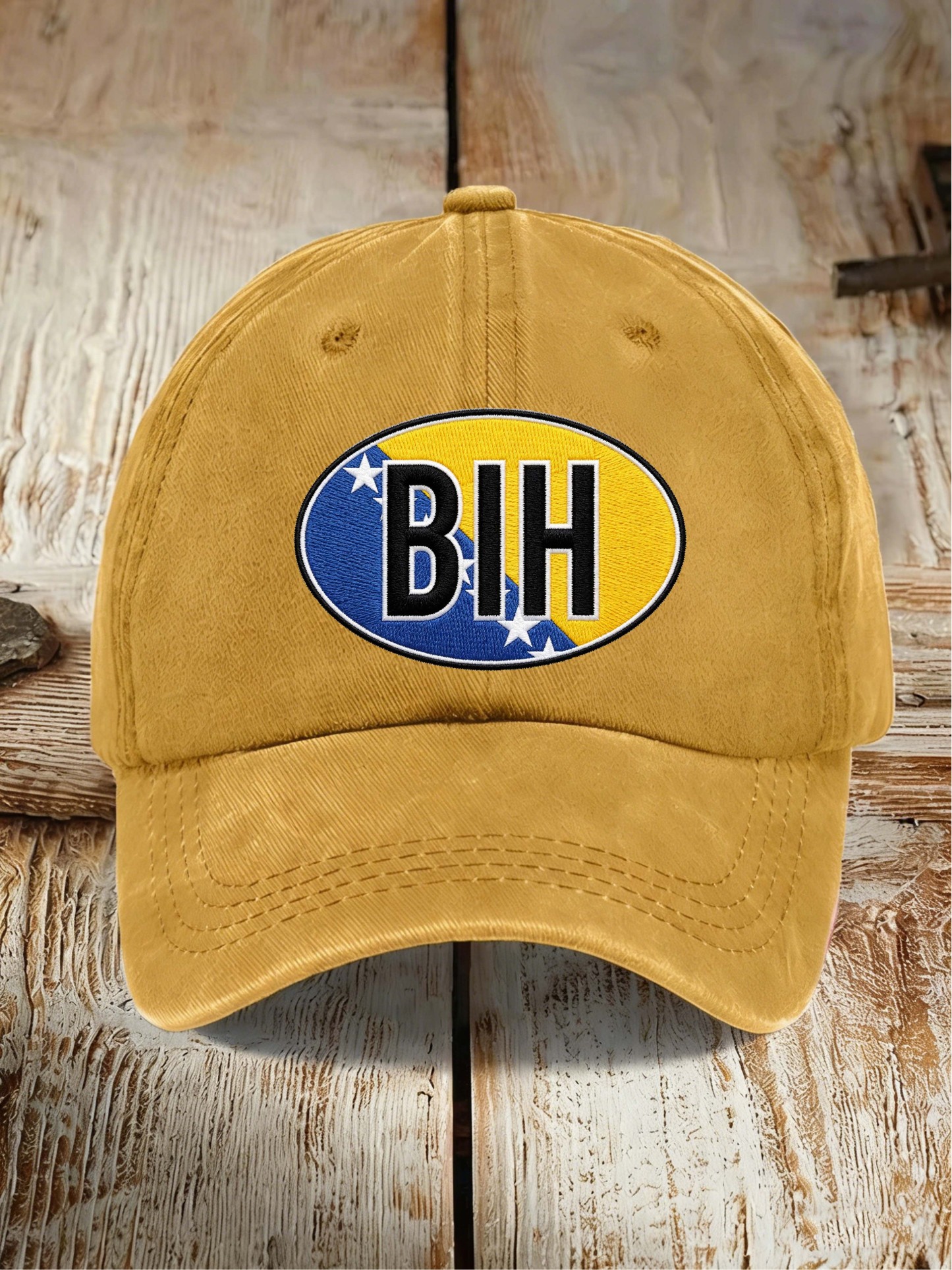 BIH Badge Graphic Casual Baseball Cap