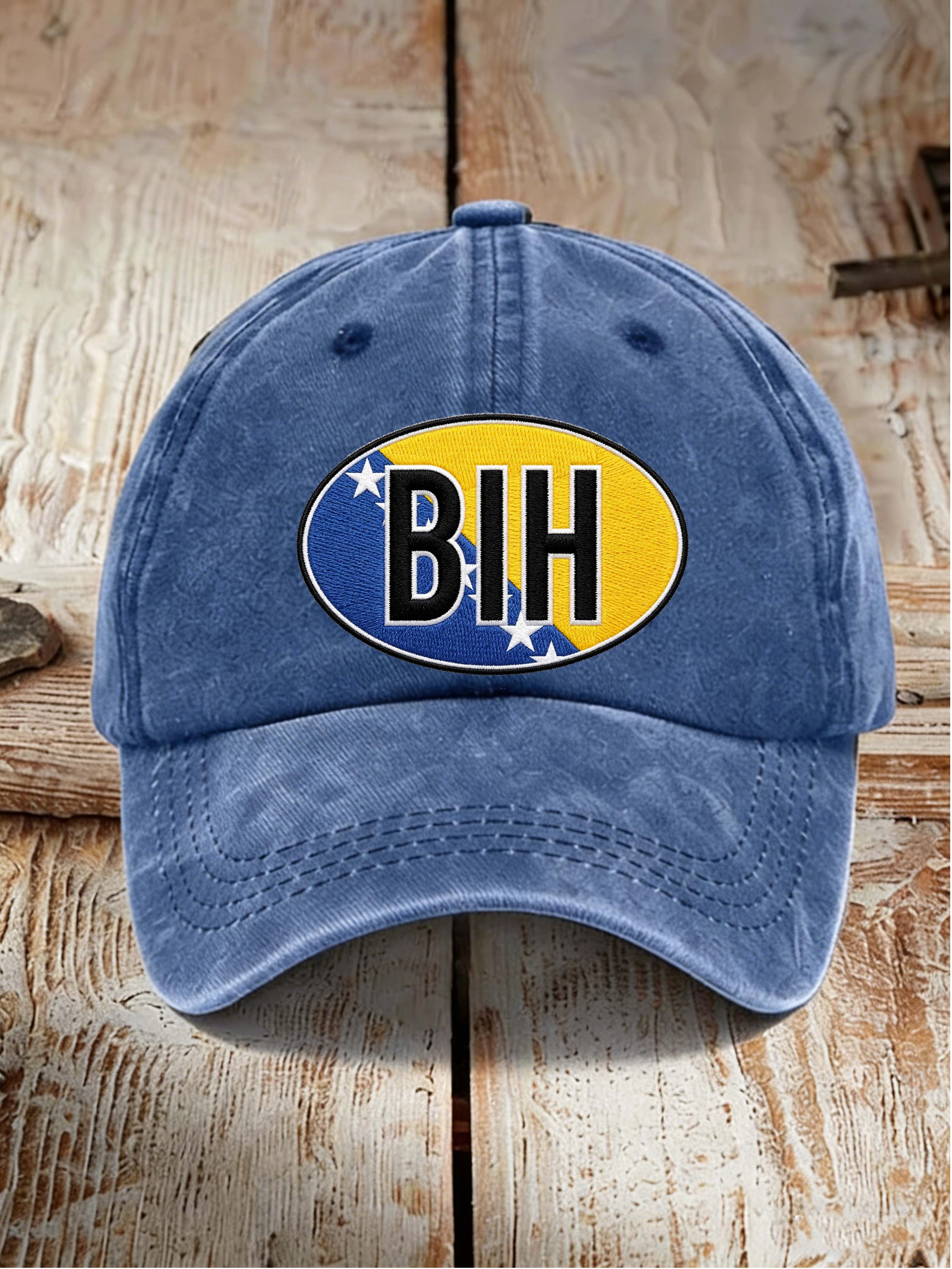 BIH Badge Graphic Casual Baseball Cap