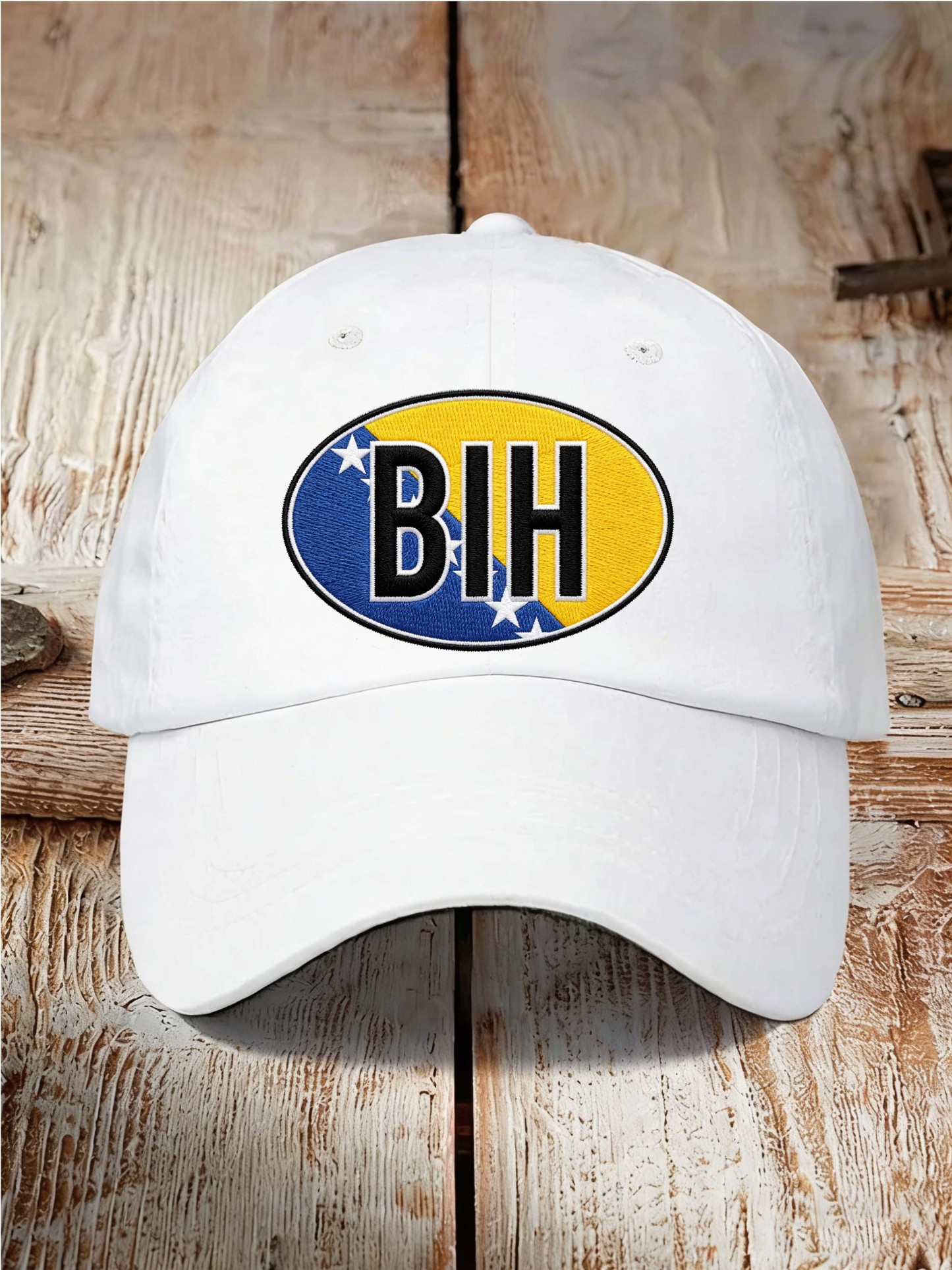 BIH Badge Graphic Casual Baseball Cap