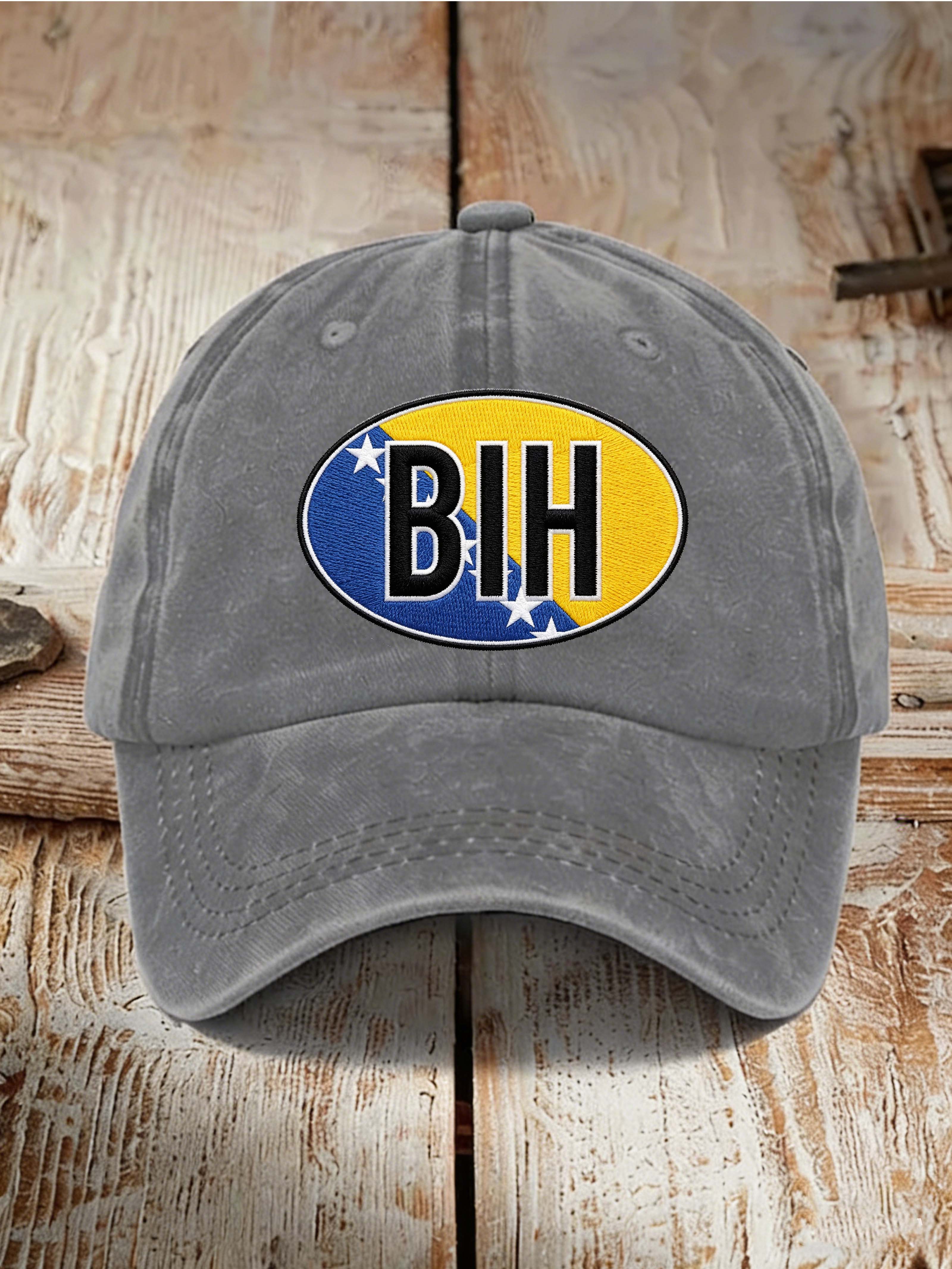BIH Badge Graphic Casual Baseball Cap