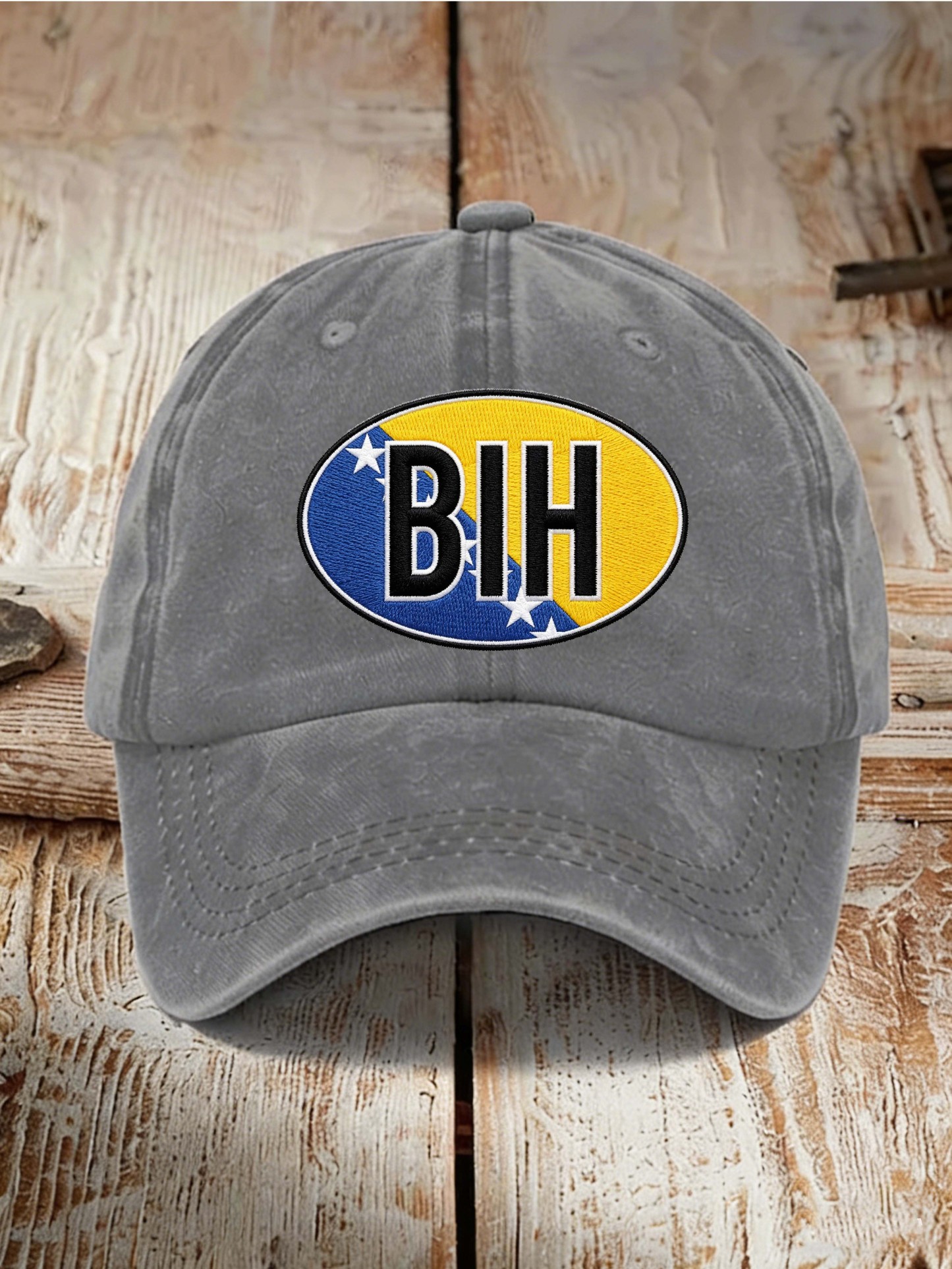 BIH Badge Graphic Casual Baseball Cap