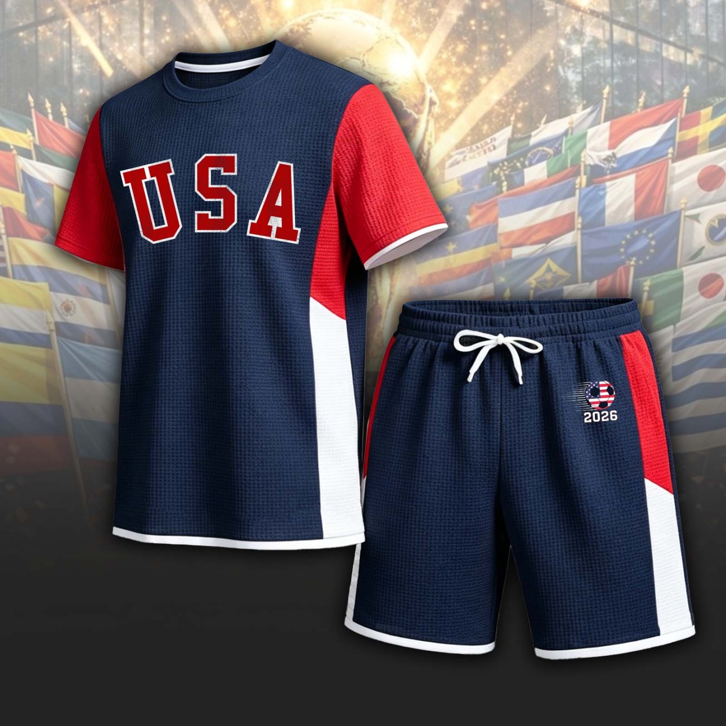 USA Classic Letter 2026 Soccer Set