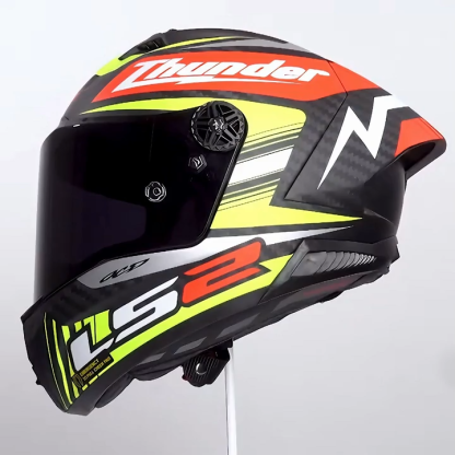LS2 FF805 Thunder GP RAUTE – Replica Black Matt
