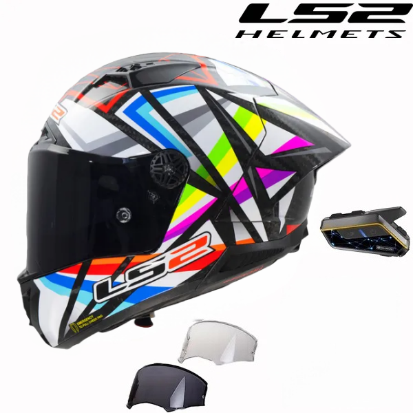 LS2 FF805 Thunder GP FLASH – Gloss White & Blue