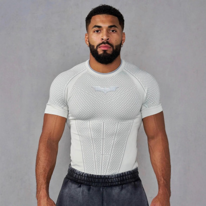 Batman Men's Fitness Short-Sleeve T-Shirt, High-Elasticity Fit