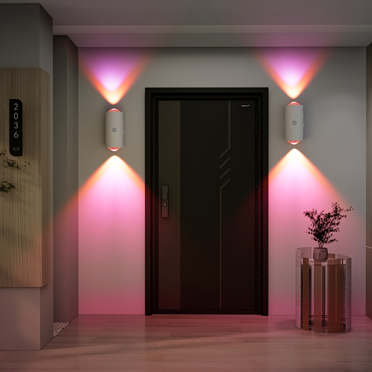 Smart wall-mounted atmosphere light