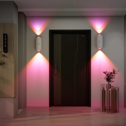 Smart wall-mounted atmosphere light