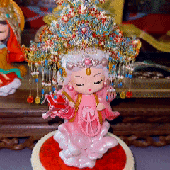 🔥【Mazu Figurine 💎 Gemstone Phoenix Crown】Exclusive Original Design Online