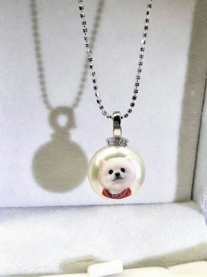 💎Custom-made pet pearl necklace based on provided image