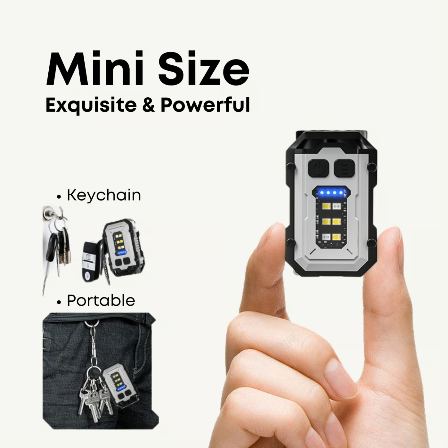 Mini Powerful Flashlight XGPNew version 1200LM+【Battery Enhanced Version】