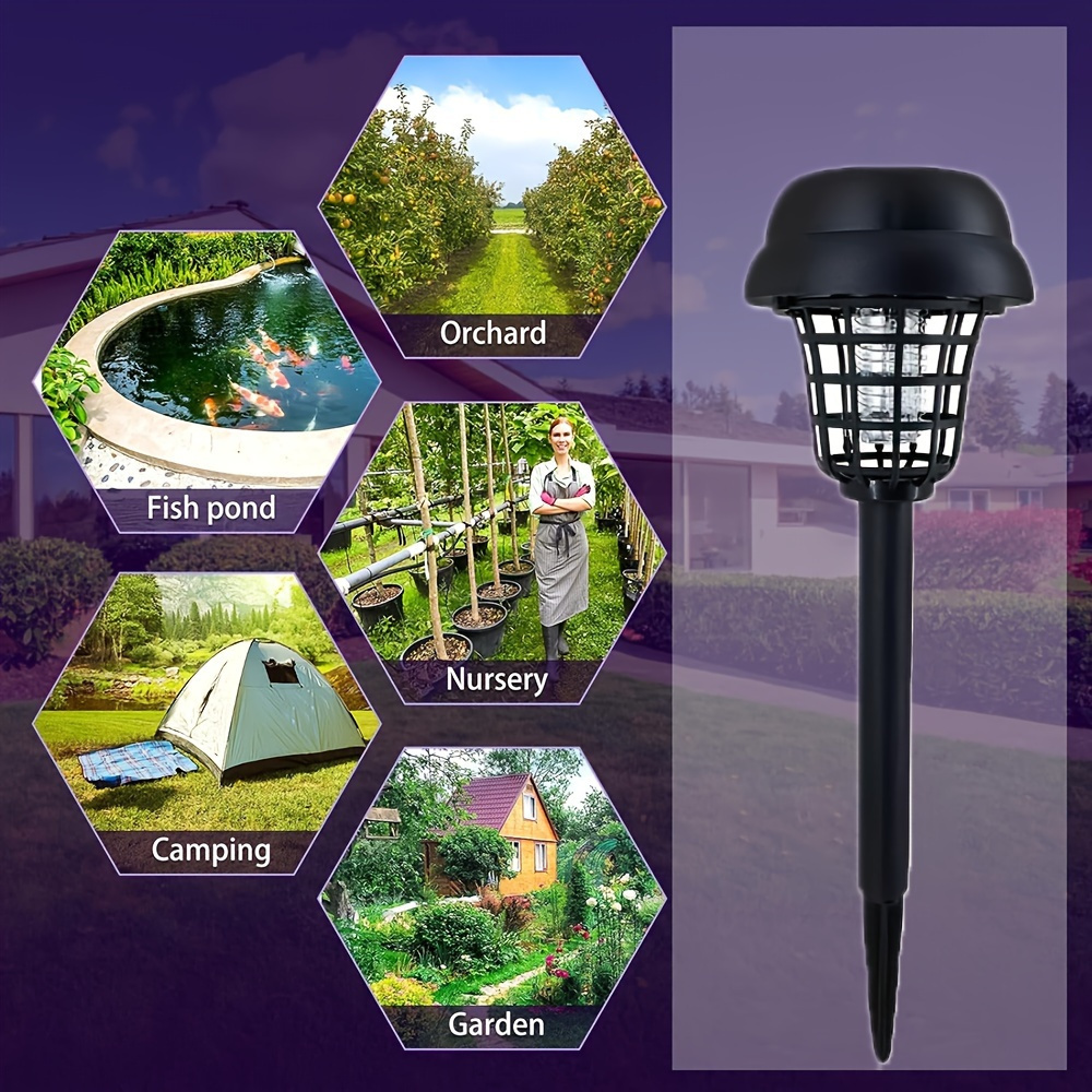 Solar Garden Mosquito Killer Lamp
