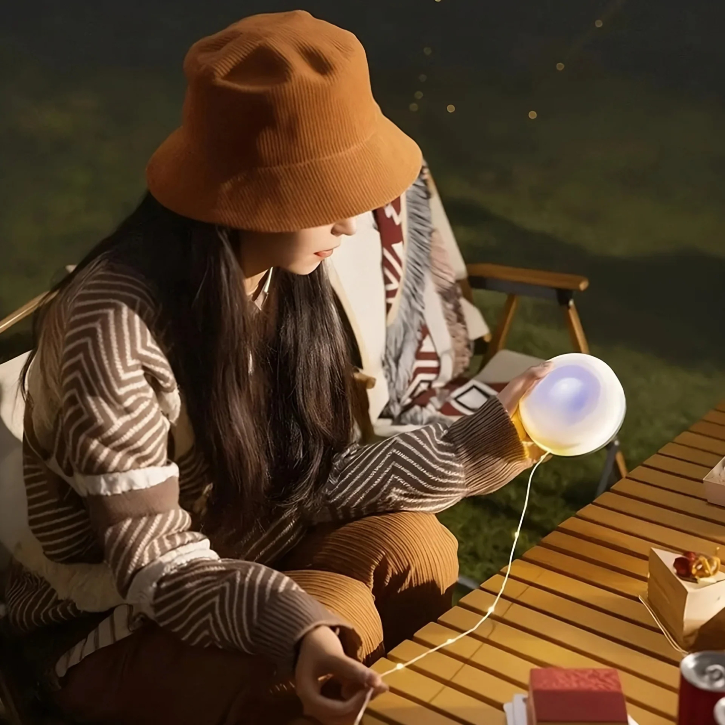 Camping lamp: Light, flashlightand Powerbank all in one!