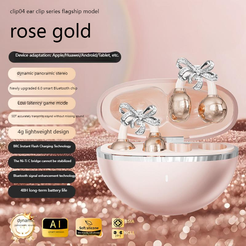 🦋2025 New Diamond Bow Bluetooth Headphones