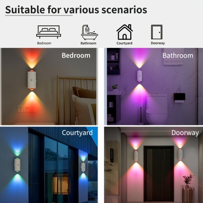 Smart wall-mounted atmosphere light