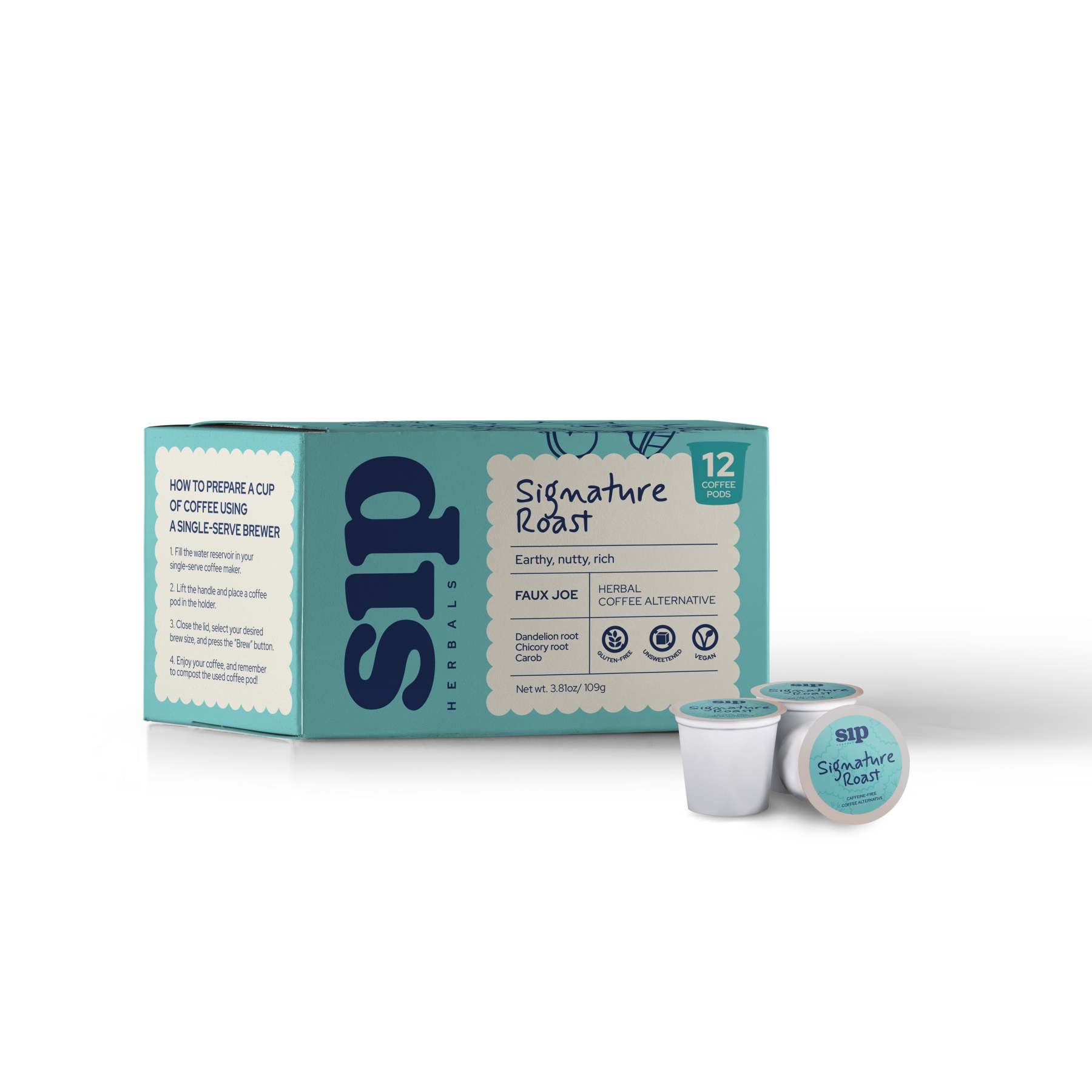 Signature Roast Superfood Coffee Alternative BPA Free Pods