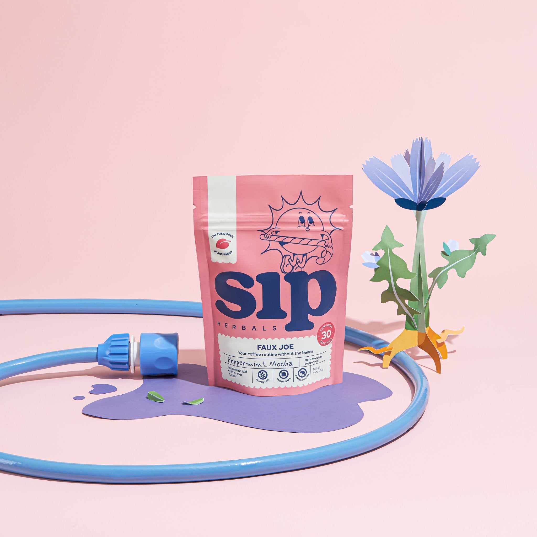 "Peppermint Mocha" Faux Joe Coffee Alternative - Sip Herbals