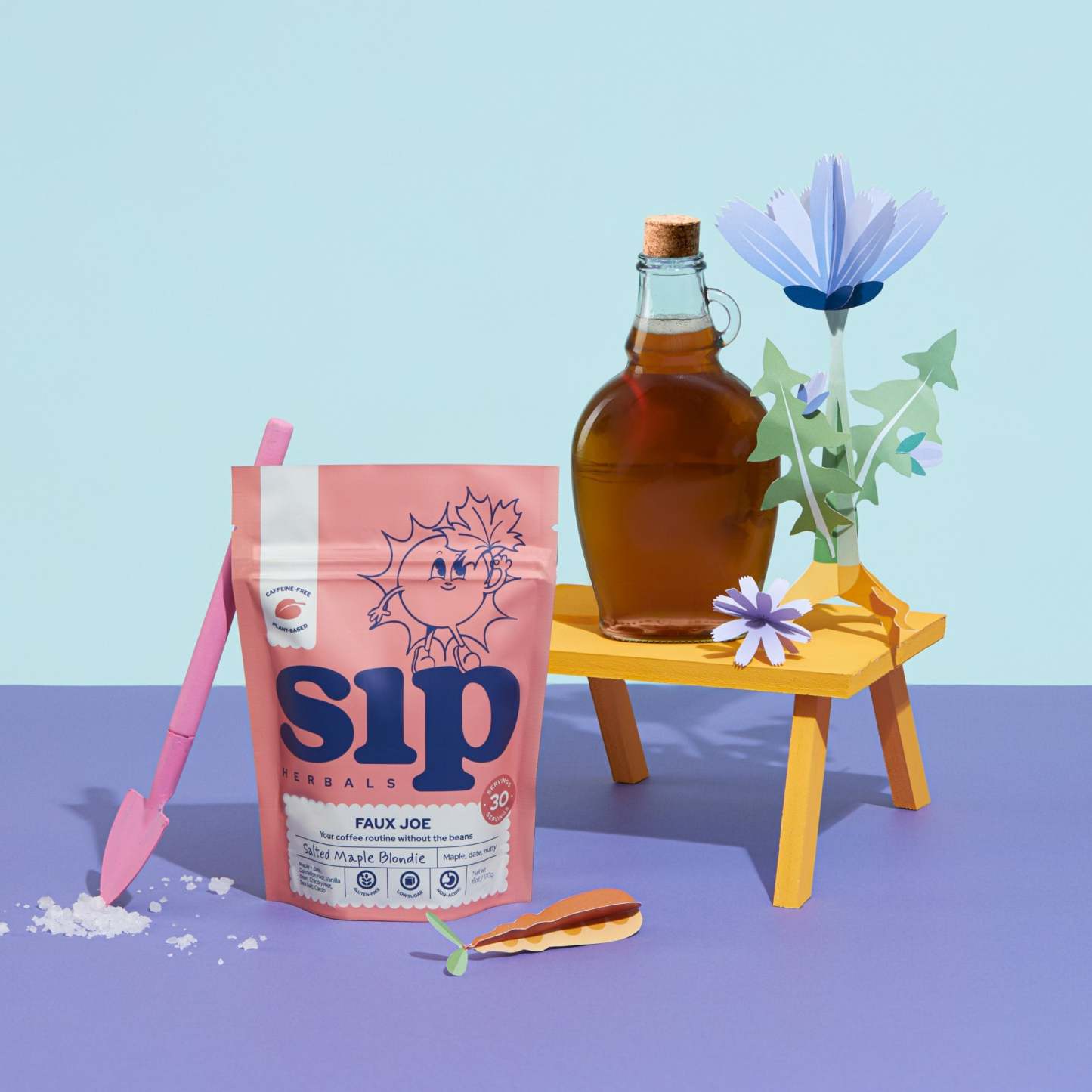 "Salted Maple Blondie" Faux Joe Coffee Alternative - Sip Herbals