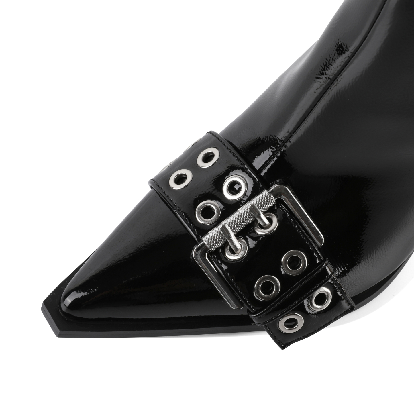 SAMMITOP 3.5" Fashion Women’s Short Boots with Metal Eyelets and Buckle