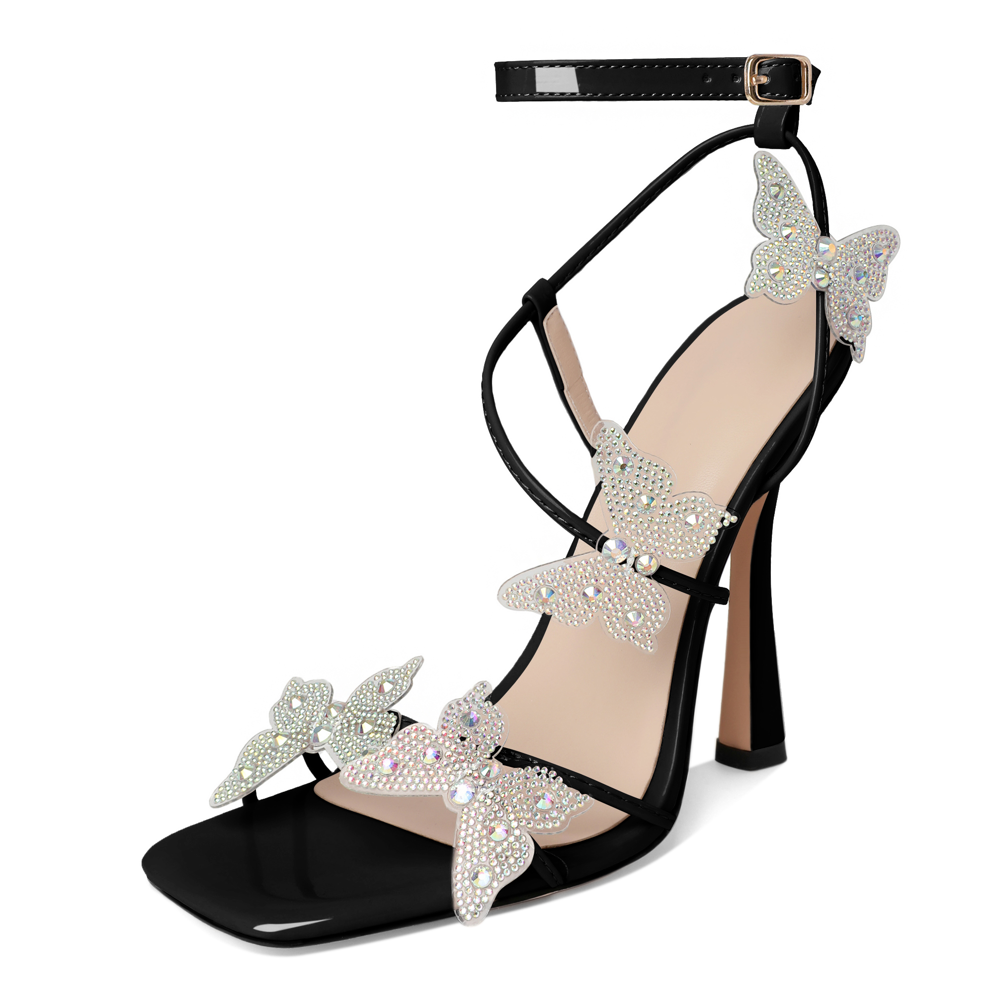 Black Butterfly Heels – SAMMITOP Elegant Stiletto