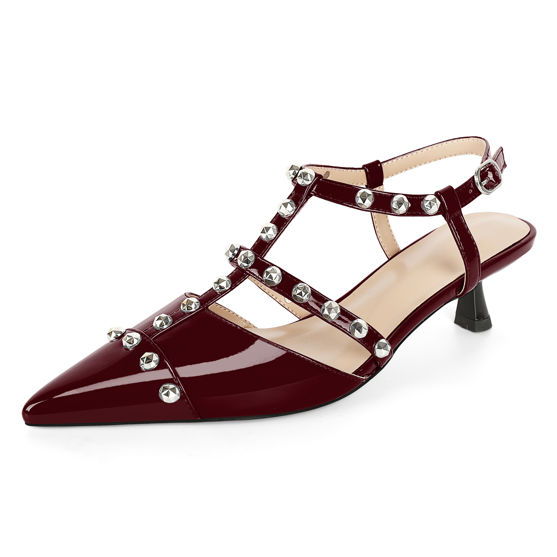 SAMMITOP 2 Inch  Deep wine red with subtle metallic accents