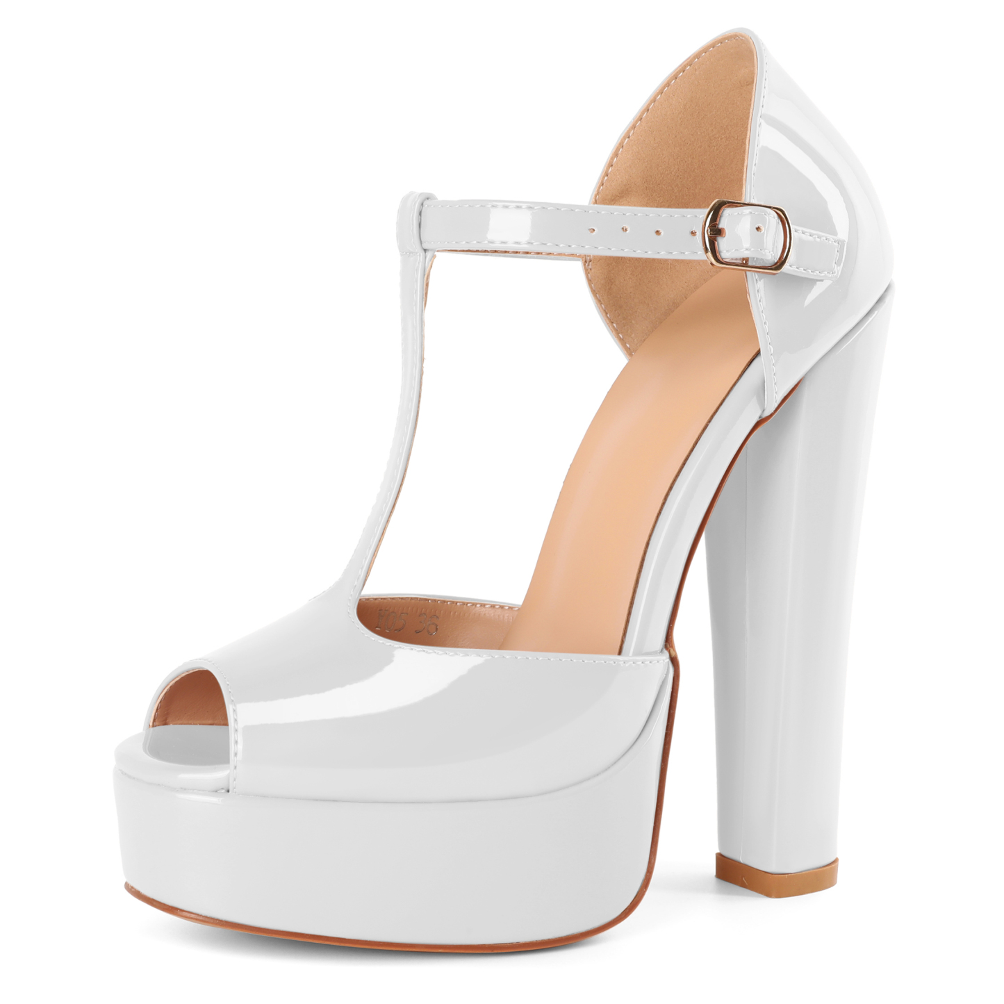 White stiletto pumps with 6-inch slim heel, size 5-13, classic pointed toe high heels for women