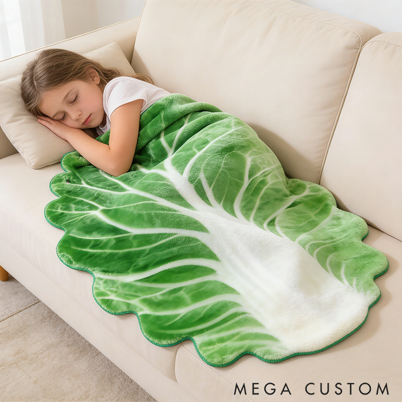 Food-Themed Blanket Digital Printed Blanket Soft and Cozy Burrito Pizza Sushi Designs Funny Flannel Throw for Home Travel or Gifts